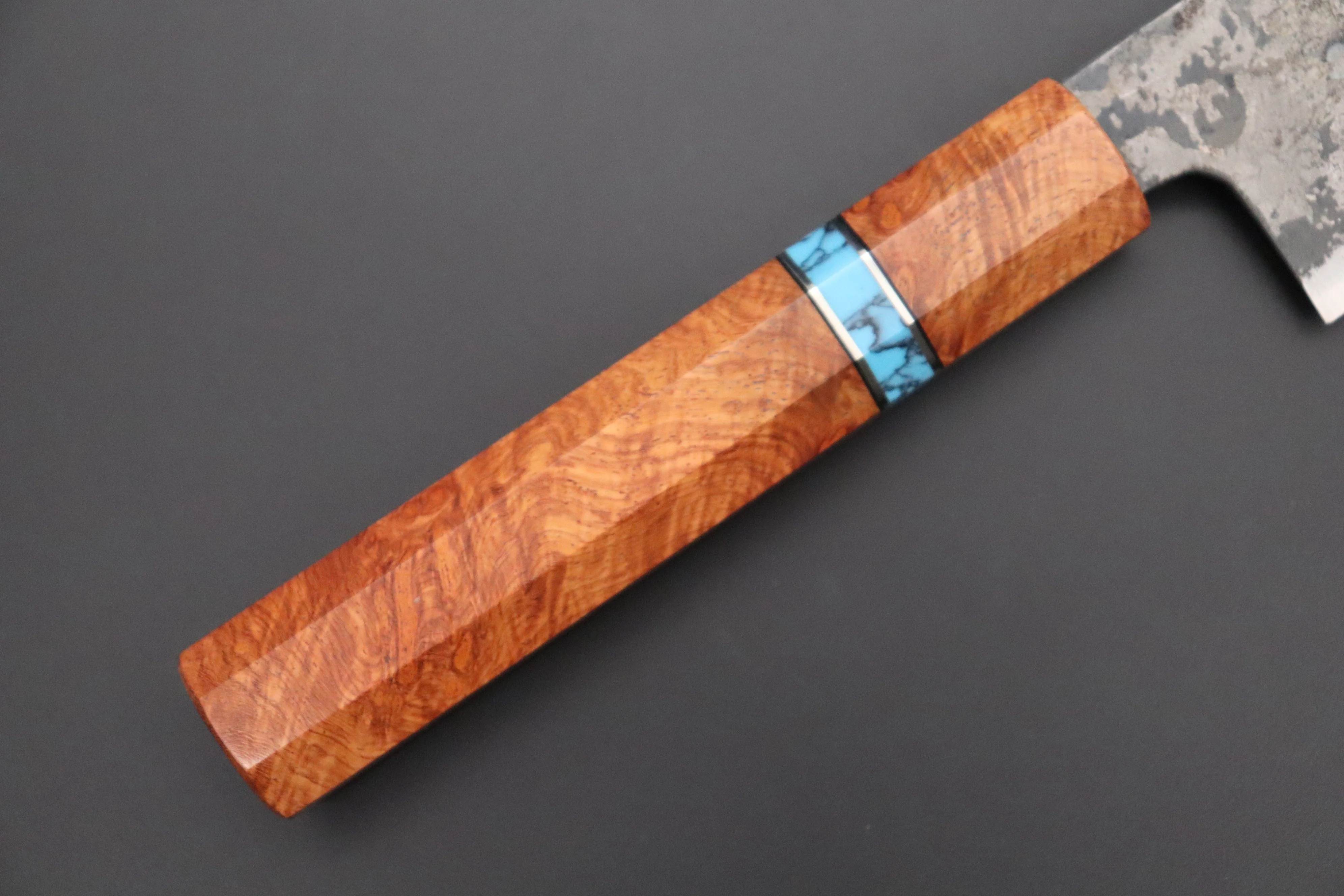 Shirou-Kunimitsu White Steel No.2 Kurouchi Series Special Edition SK-4SP50 Bunka 190mm (7.4 Inch) - Image 7