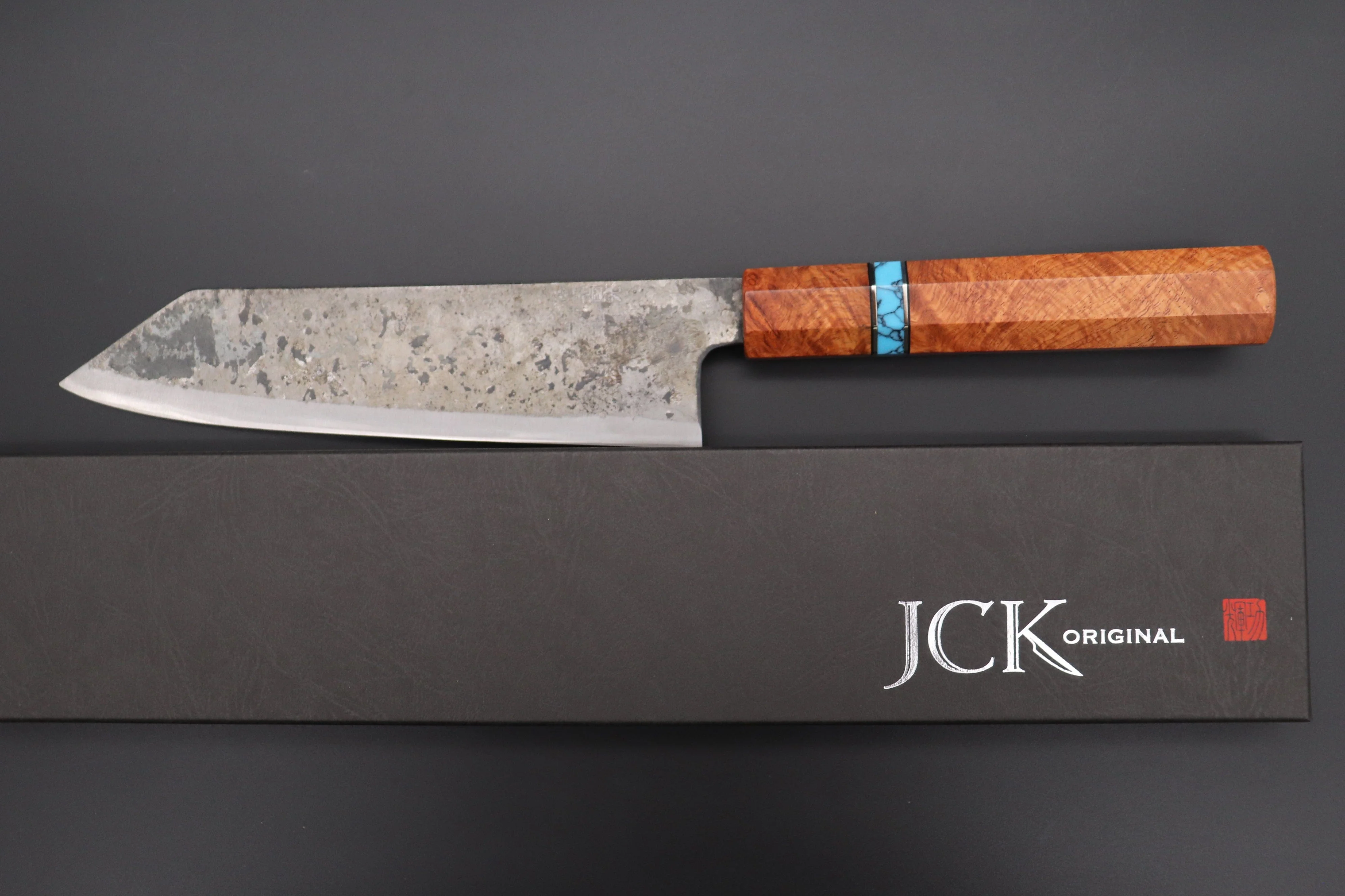 Shirou-Kunimitsu White Steel No.2 Kurouchi Series Special Edition SK-4SP50 Bunka 190mm (7.4 Inch) - Image 8