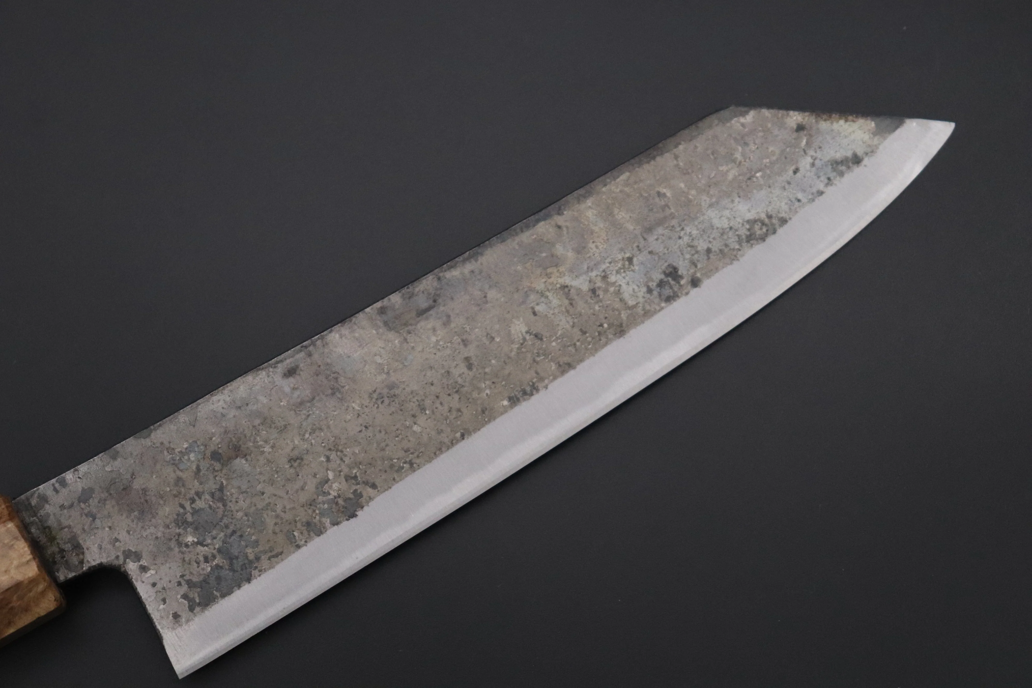 Shirou-Kunimitsu White Steel No.2 Kurouchi Series Special Edition SK-4SP54 Bunka 190mm (7.4 Inch) - Image 6