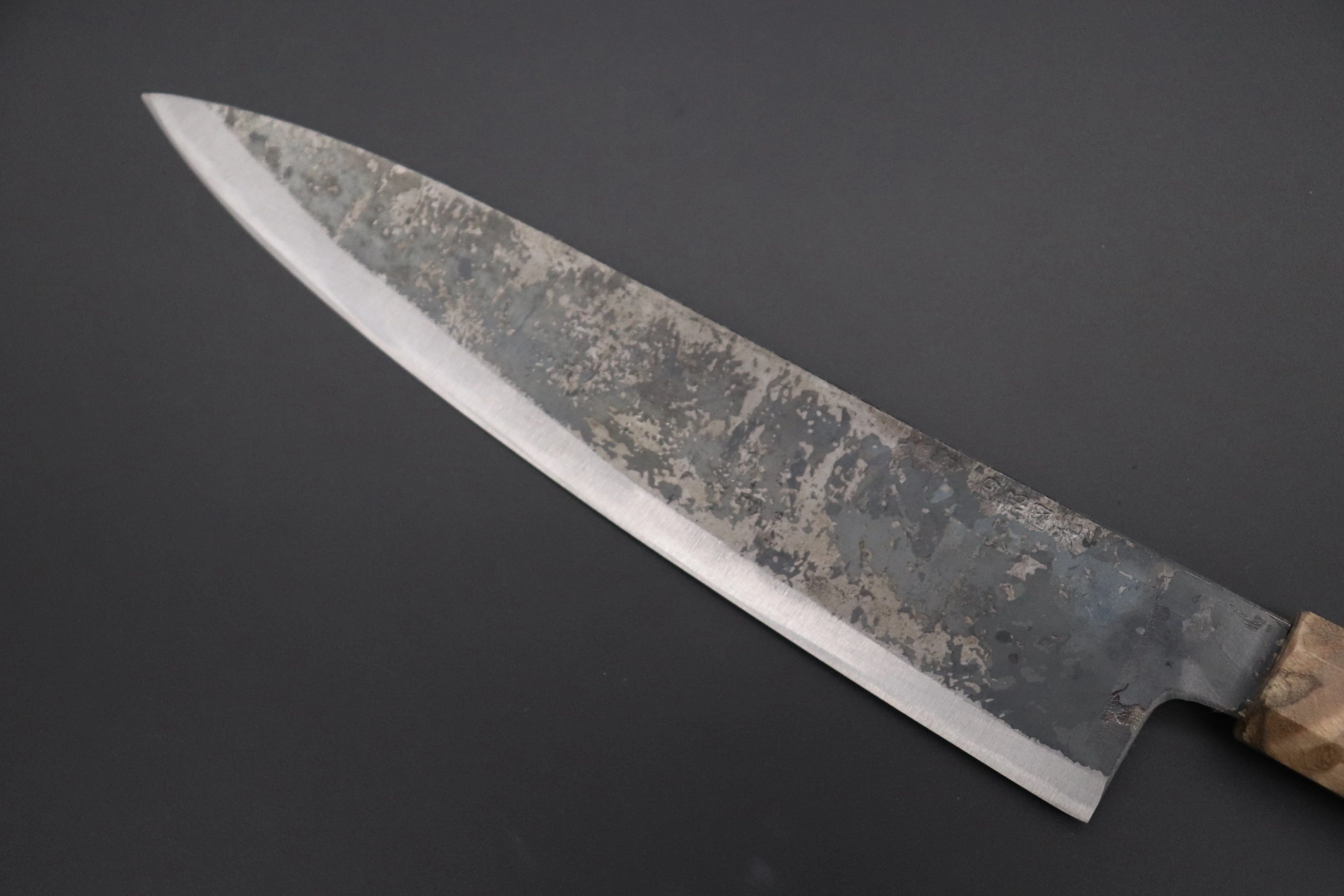 Shirou-Kunimitsu White Steel No.2 Kurouchi Series Special Edition SK-5SP41 Wa Gyuto 210mm (8.2 Inch) - Image 2