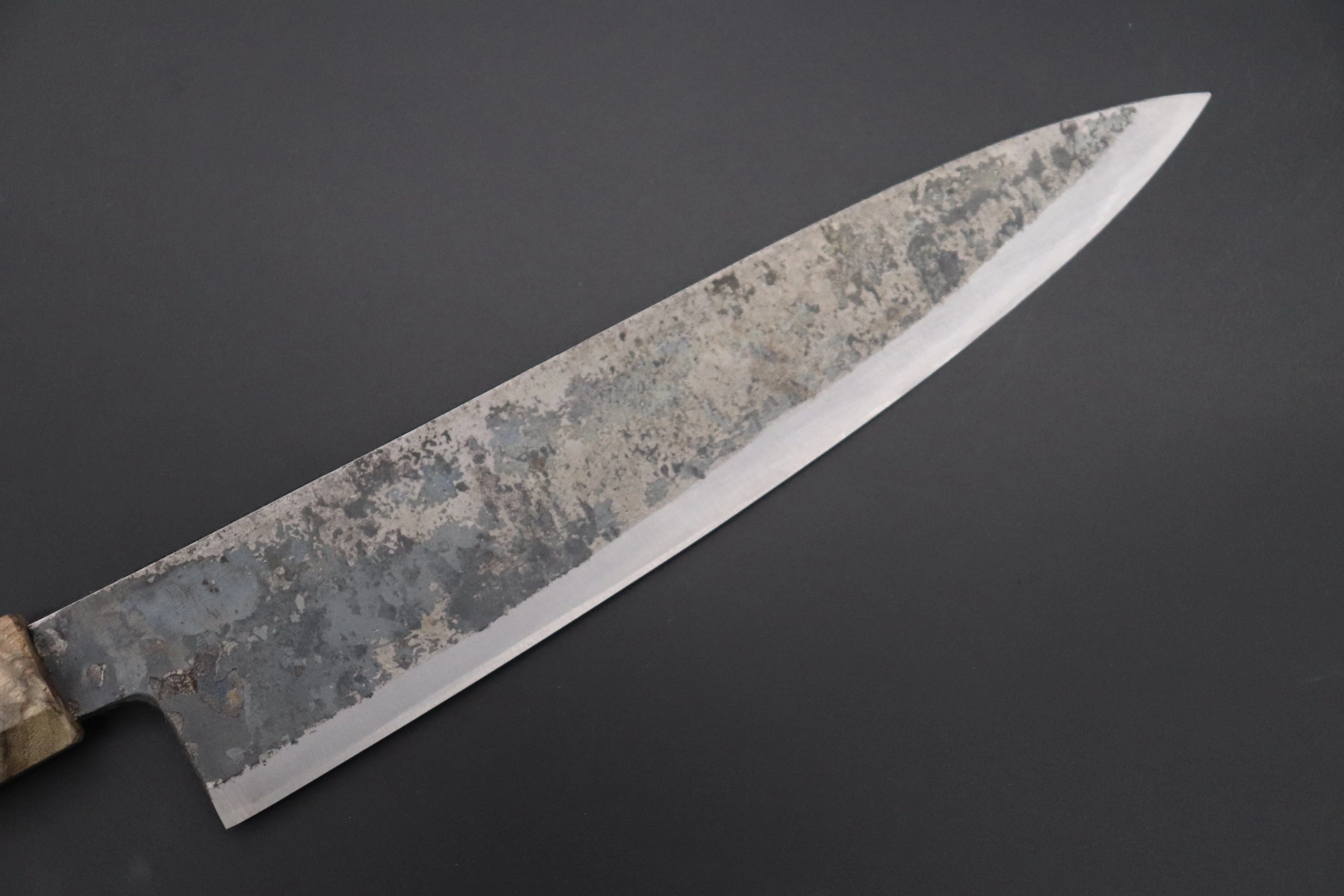 Shirou-Kunimitsu White Steel No.2 Kurouchi Series Special Edition SK-5SP41 Wa Gyuto 210mm (8.2 Inch) - Image 6