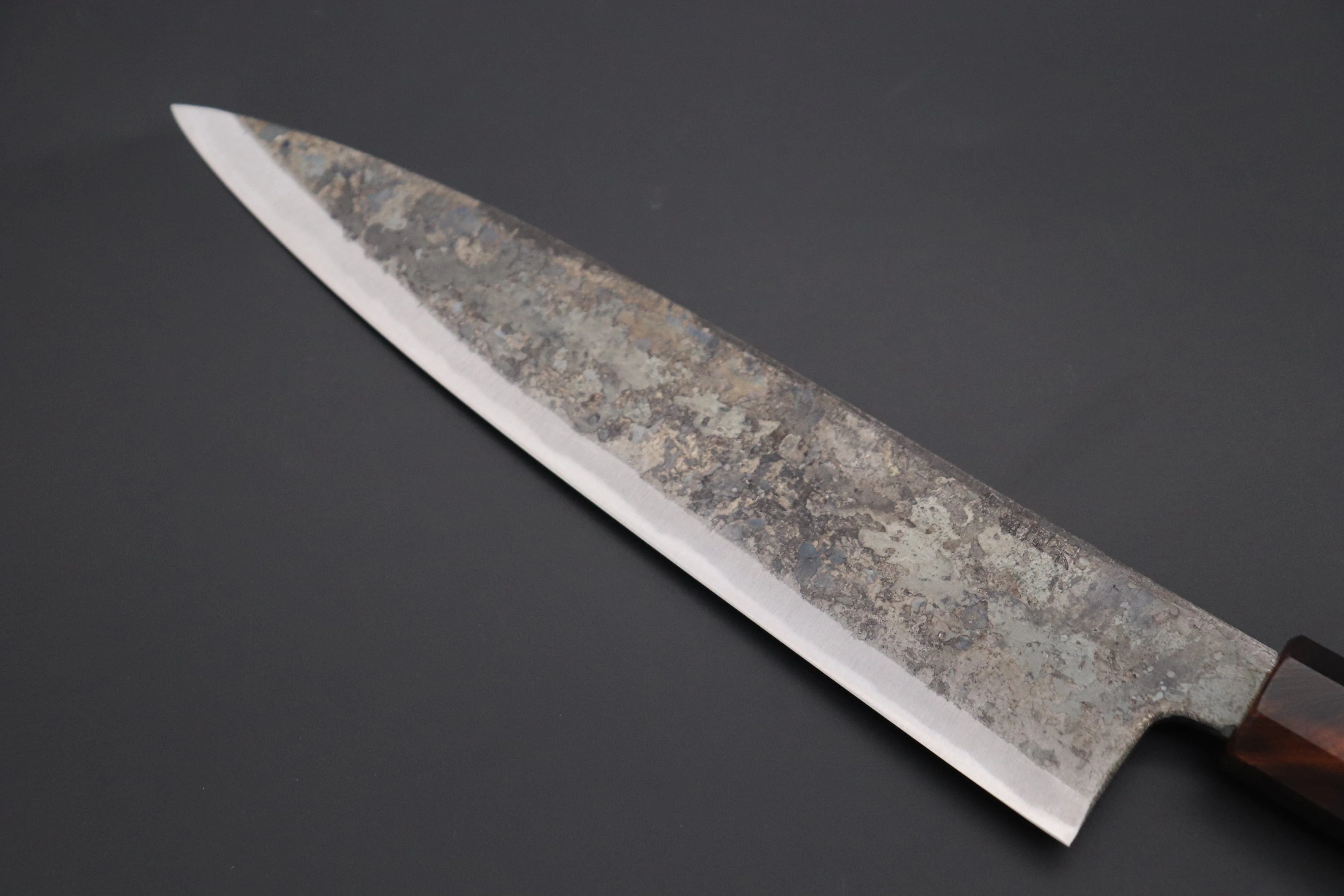 Shirou-Kunimitsu White Steel No.2 Kurouchi Series Special Edition SK-5SP43 Wa Gyuto 210mm (8.2 Inch) - Image 2