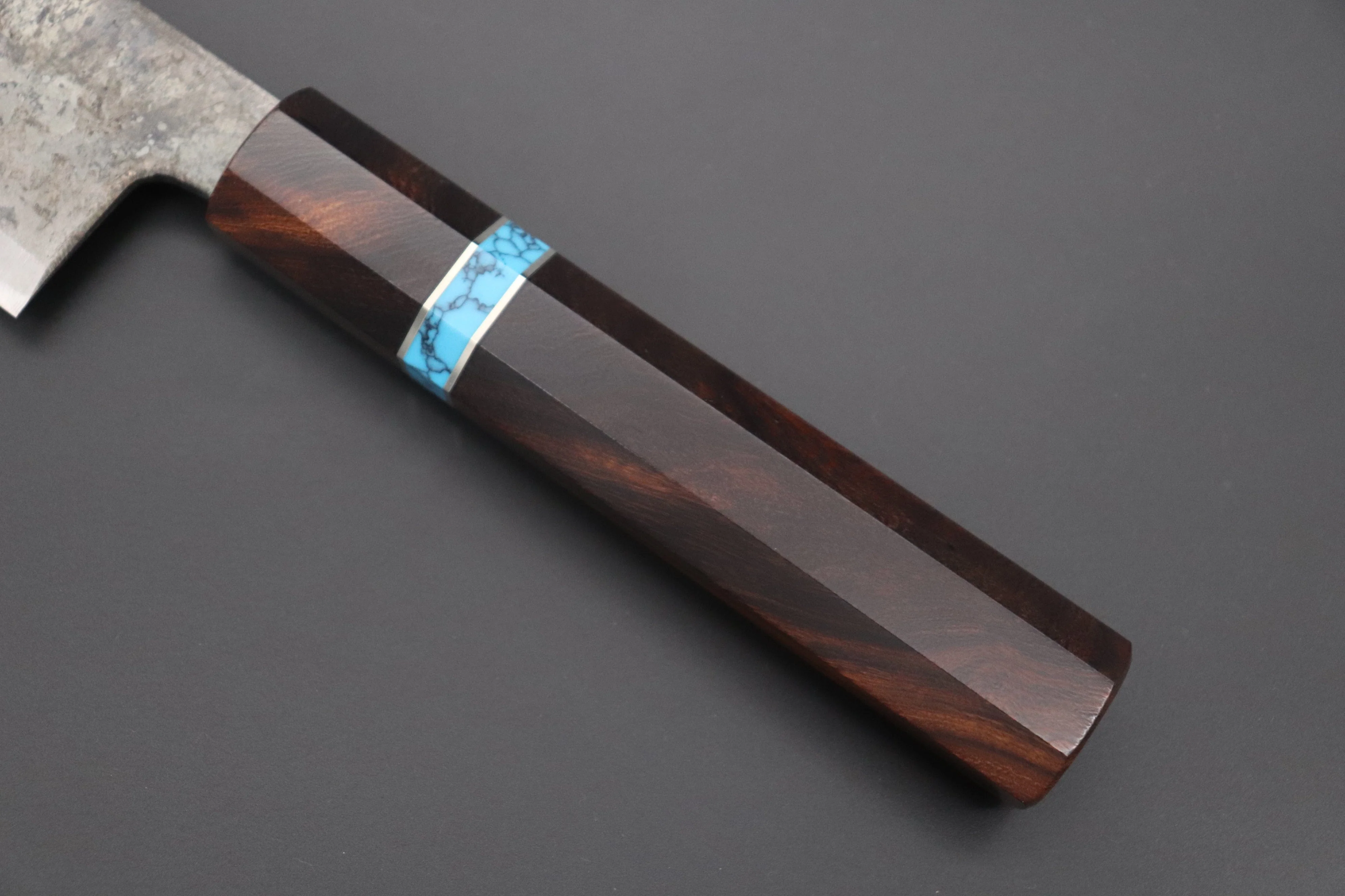 Shirou-Kunimitsu White Steel No.2 Kurouchi Series Special Edition SK-5SP43 Wa Gyuto 210mm (8.2 Inch) - Image 3