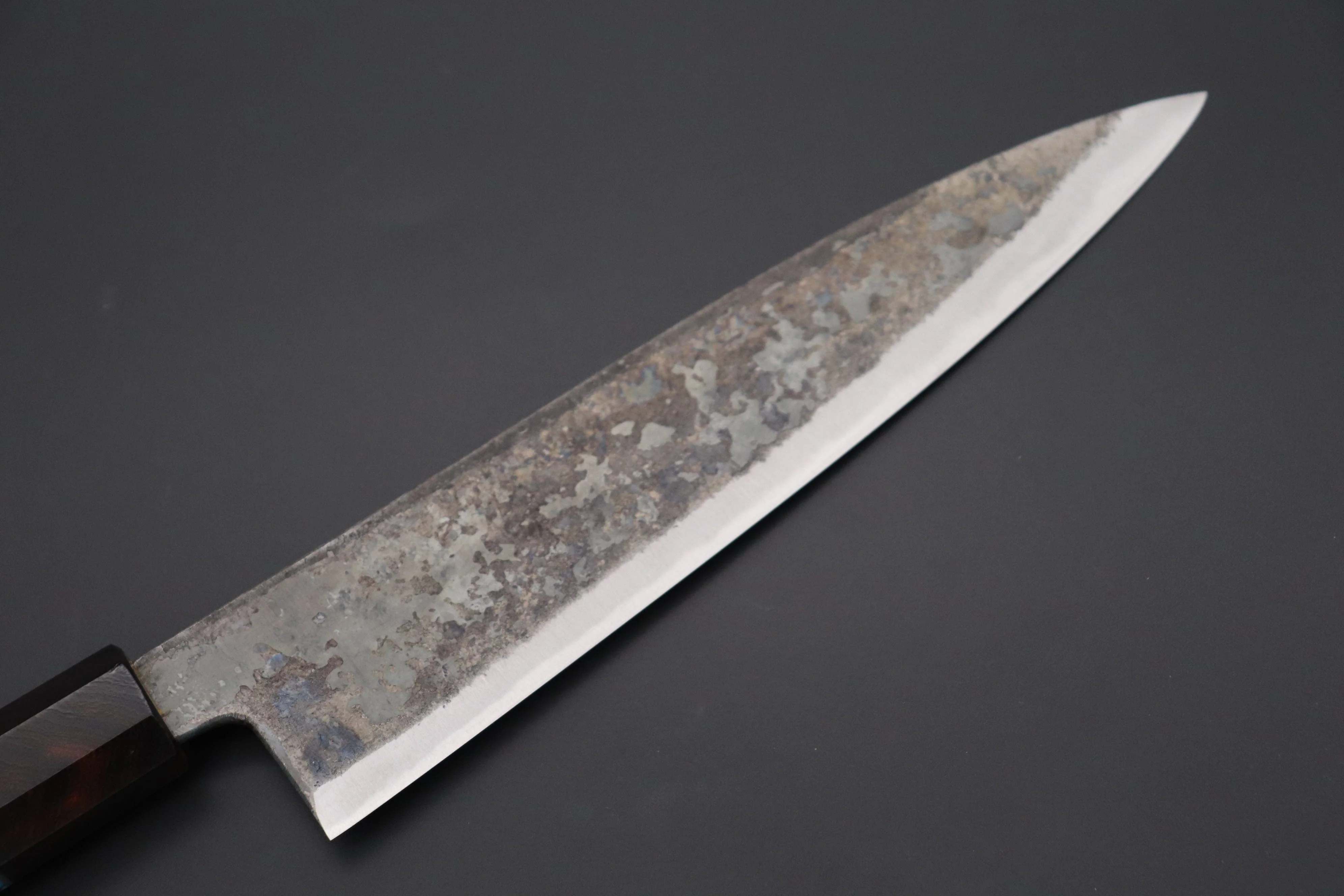 Shirou-Kunimitsu White Steel No.2 Kurouchi Series Special Edition SK-5SP43 Wa Gyuto 210mm (8.2 Inch) - Image 6