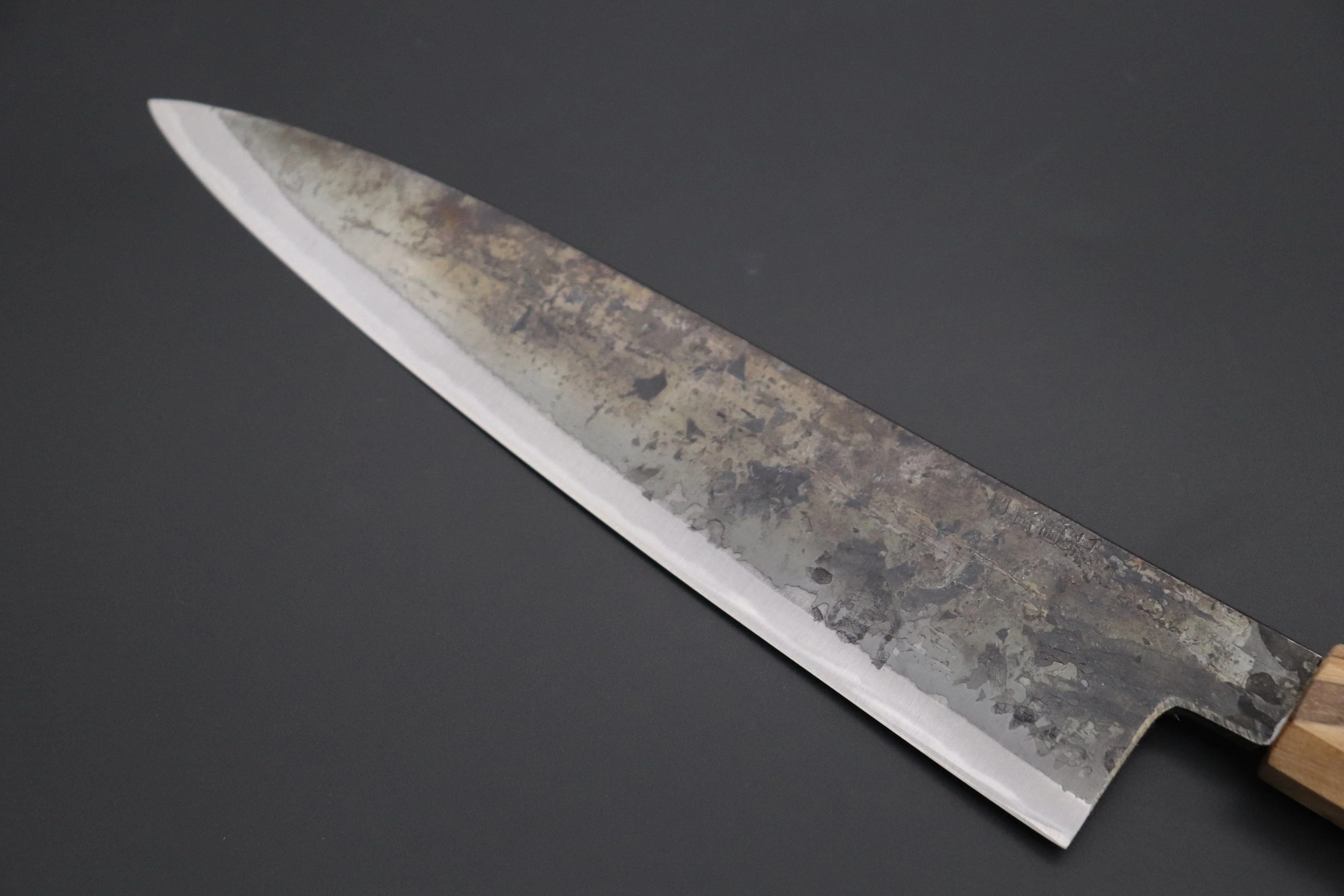 Shirou-Kunimitsu White Steel No.2 Kurouchi Series Special Edition SK-5SP44 Wa Gyuto 210mm (8.2 Inch) - Image 2