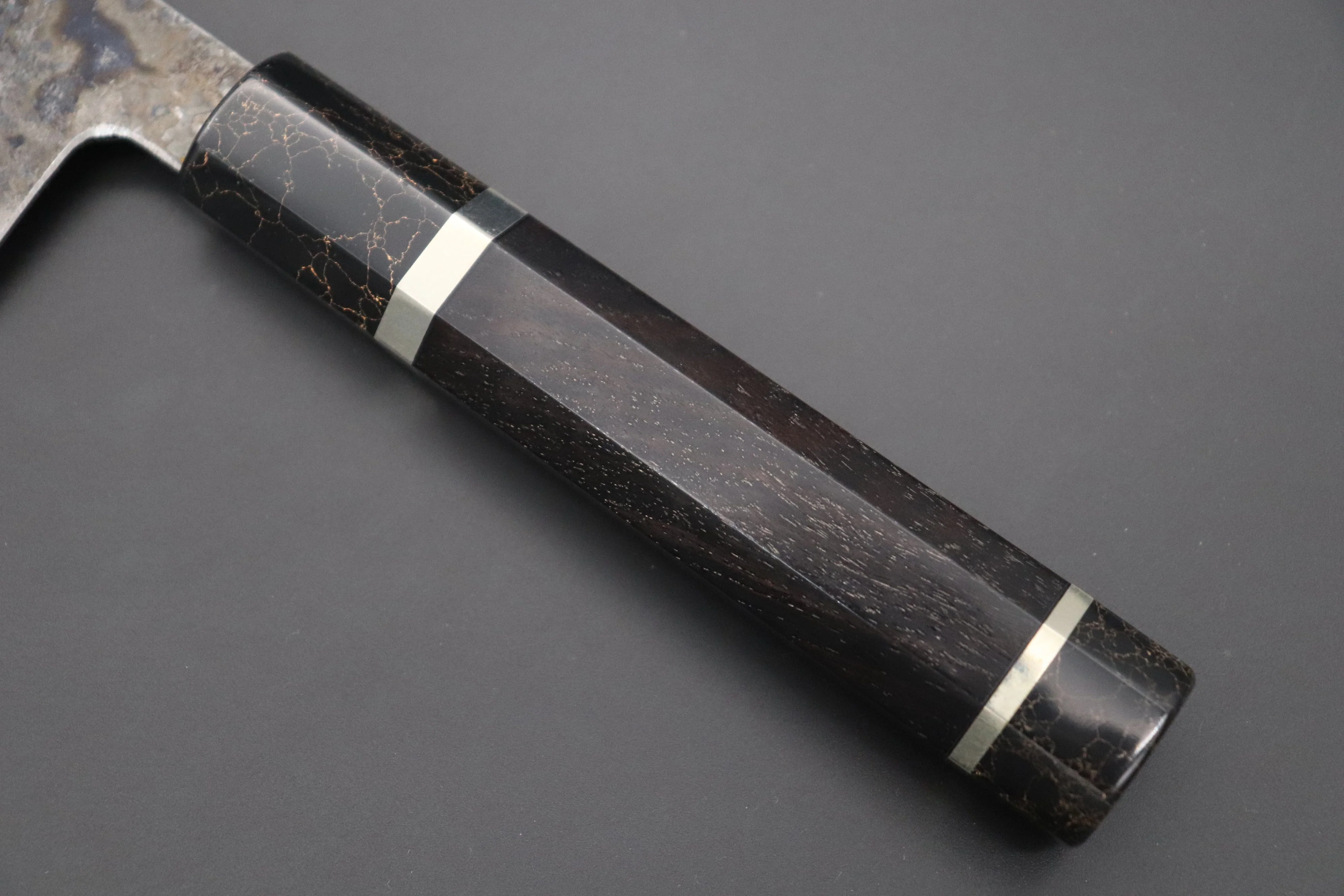 Shirou-Kunimitsu White Steel No.2 Kurouchi Series Special Edition SK-5SP45 Wa Gyuto 210mm (8.2 Inch) - Image 3
