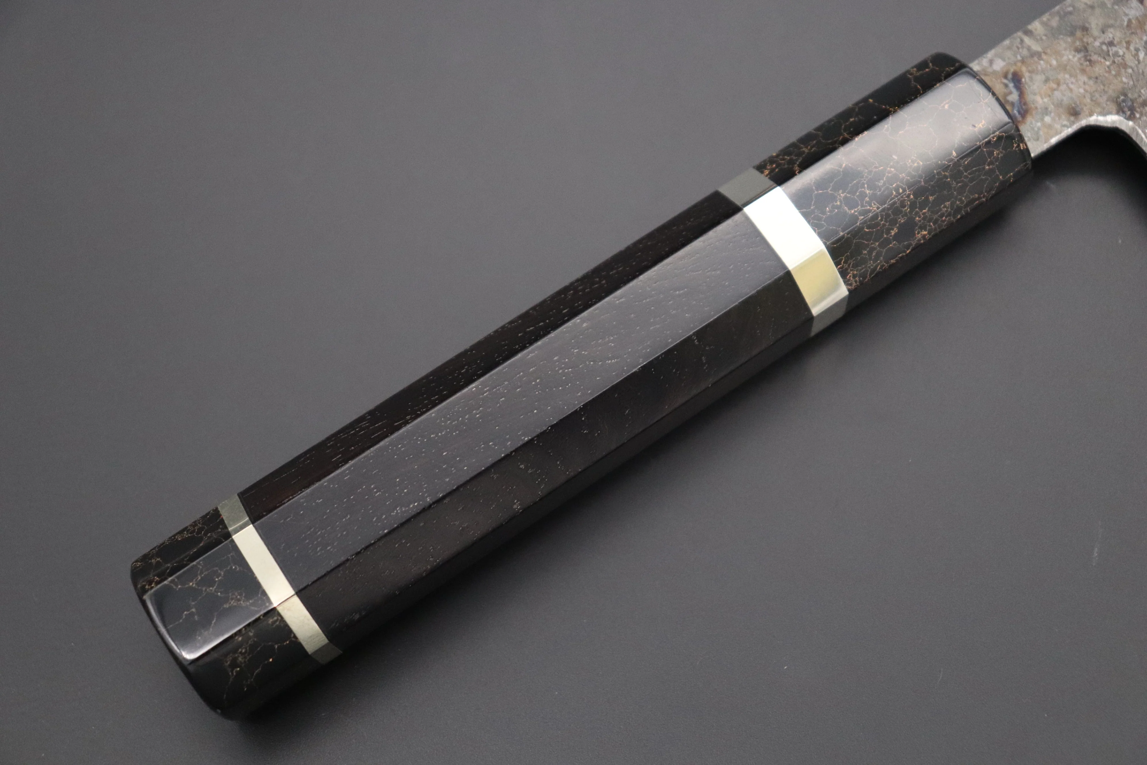 Shirou-Kunimitsu White Steel No.2 Kurouchi Series Special Edition SK-5SP45 Wa Gyuto 210mm (8.2 Inch) - Image 7