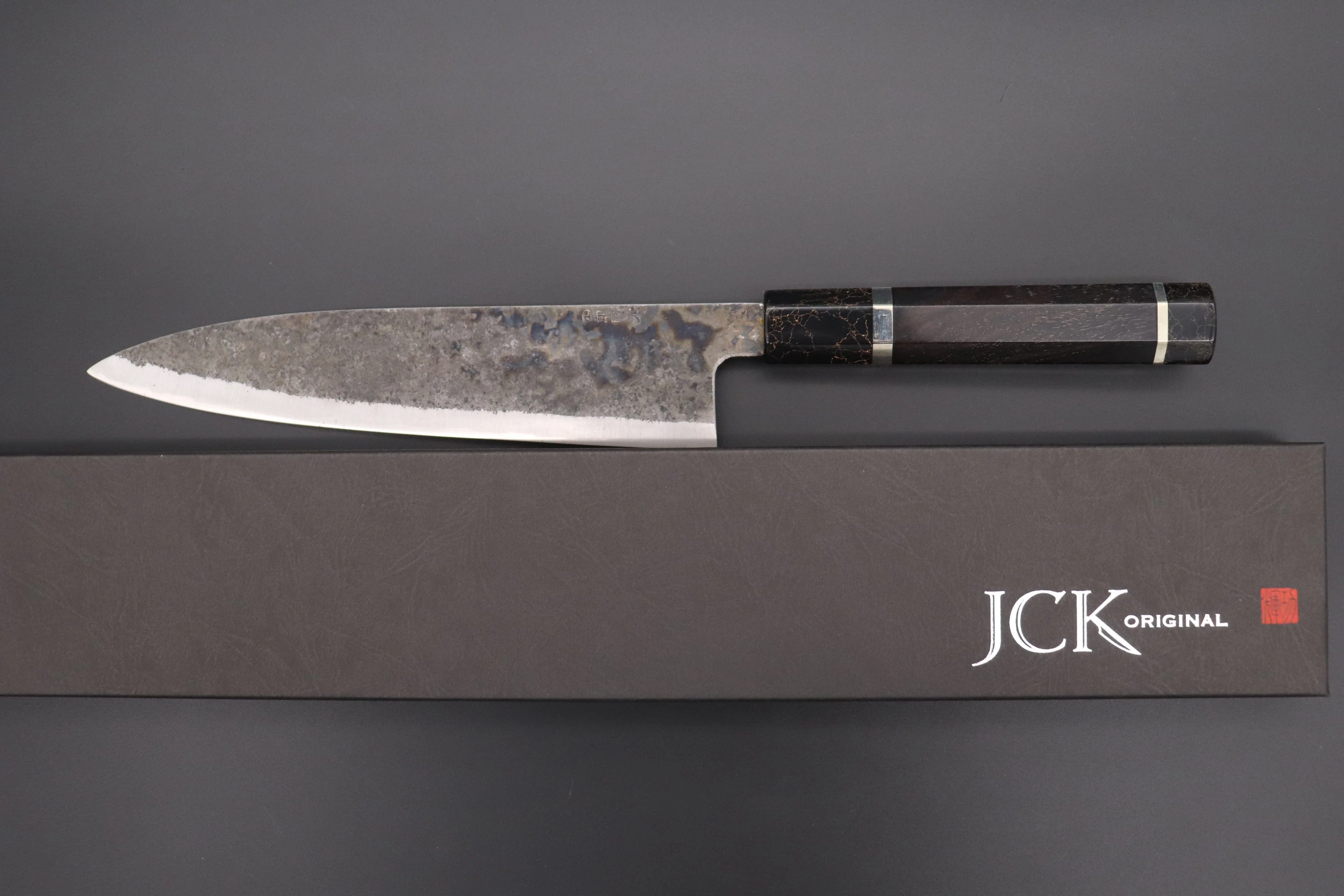 Shirou-Kunimitsu White Steel No.2 Kurouchi Series Special Edition SK-5SP45 Wa Gyuto 210mm (8.2 Inch) - Image 8
