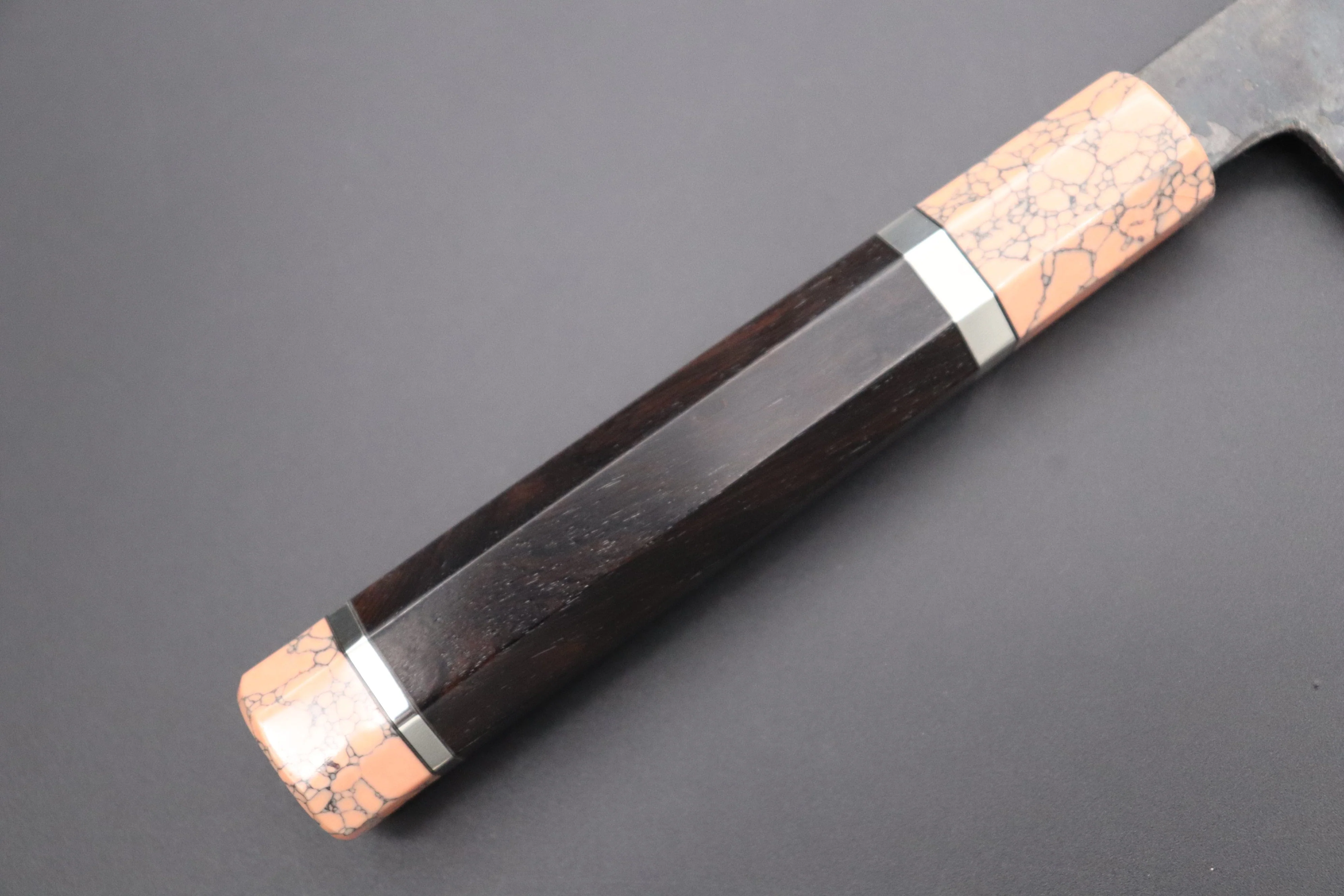 Shirou-Kunimitsu White Steel No.2 Kurouchi Series Special Edition SK-6SP36 Wa Gyuto 240mm (9.4 Inch) - Image 7