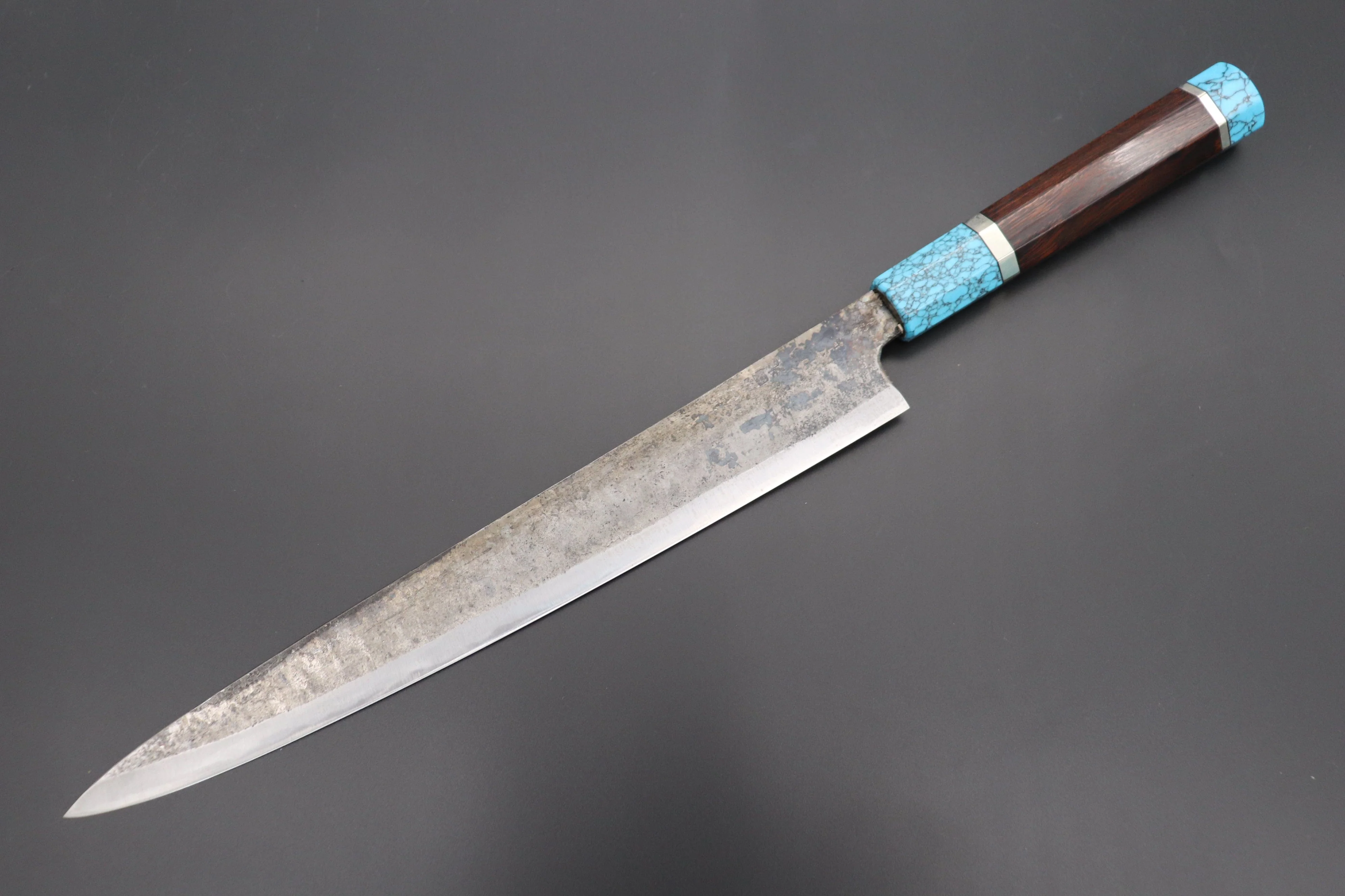 Shirou-Kunimitsu White Steel No.2 Kurouchi Series Special Edition SK-7SP22 Wa Sujihiki 270mm (10.6 Inch)