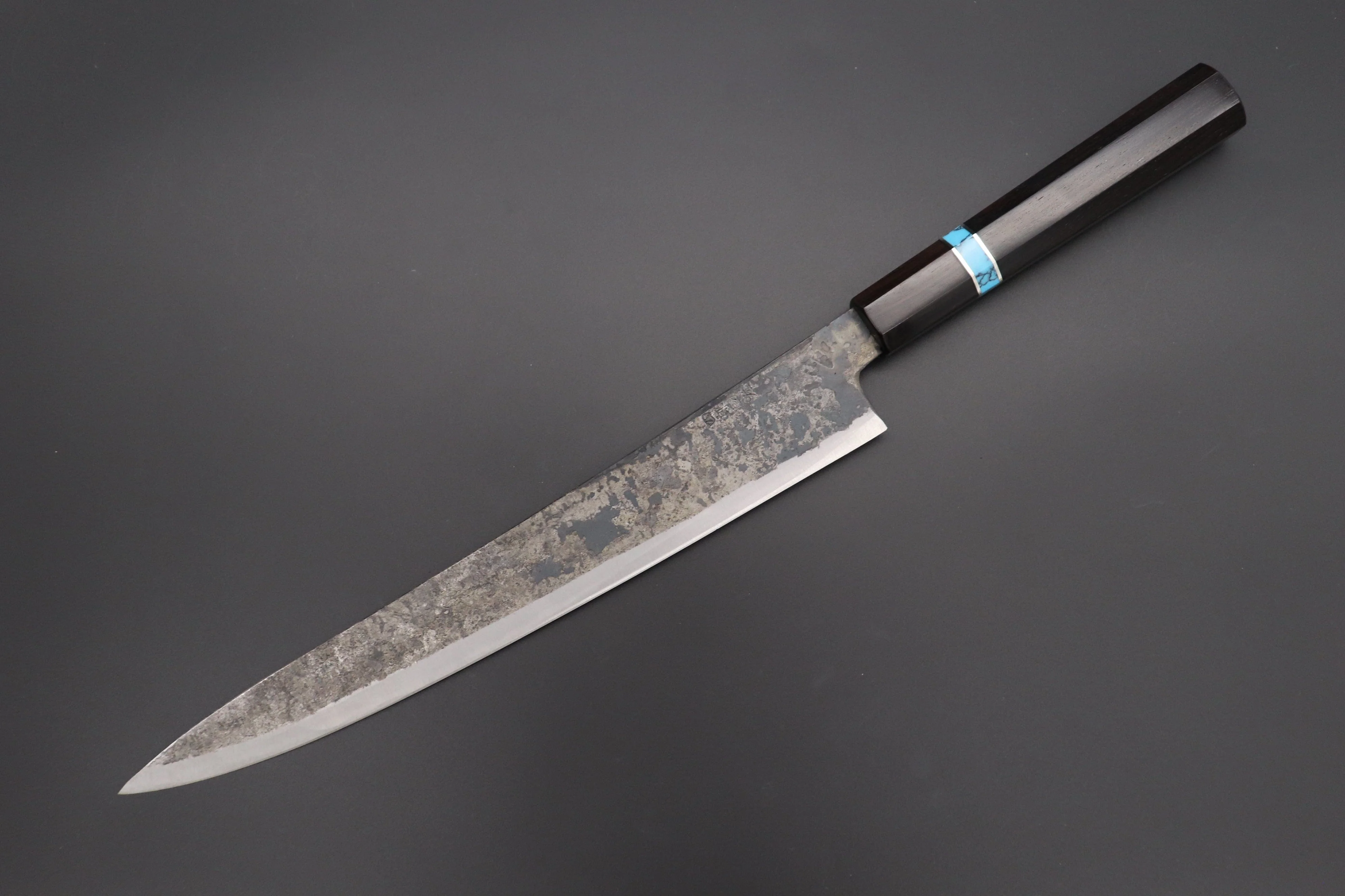 Shirou-Kunimitsu White Steel No.2 Kurouchi Series Special Edition SK-7SP23 Wa Sujihiki 270mm (10.6 Inch)