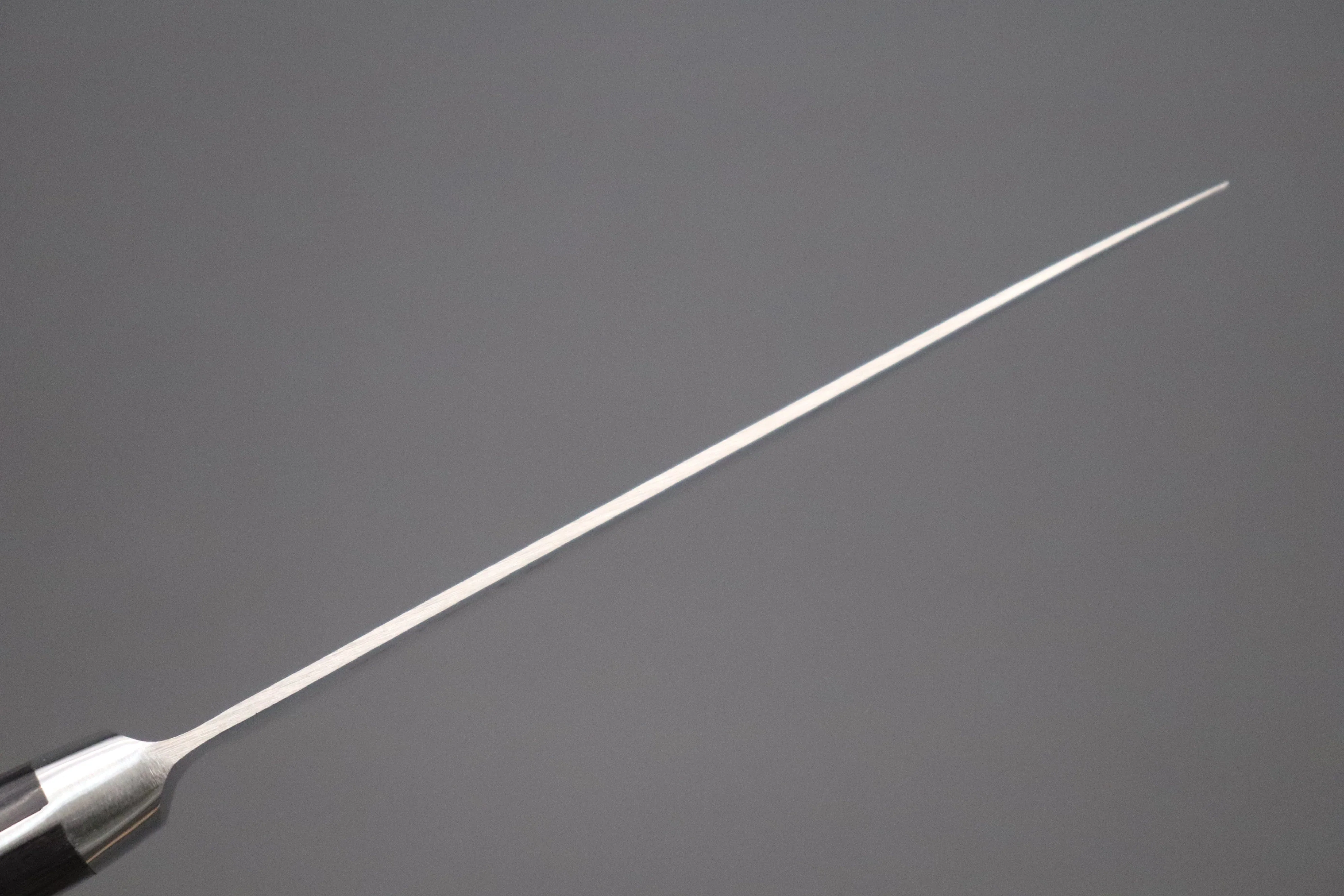 想磨 SOUMA (Fujiwara Kanefusa) FKM Series Petty (120mm to 180mm, 3 sizes, Black Pakka Wood Handle) - Image 5