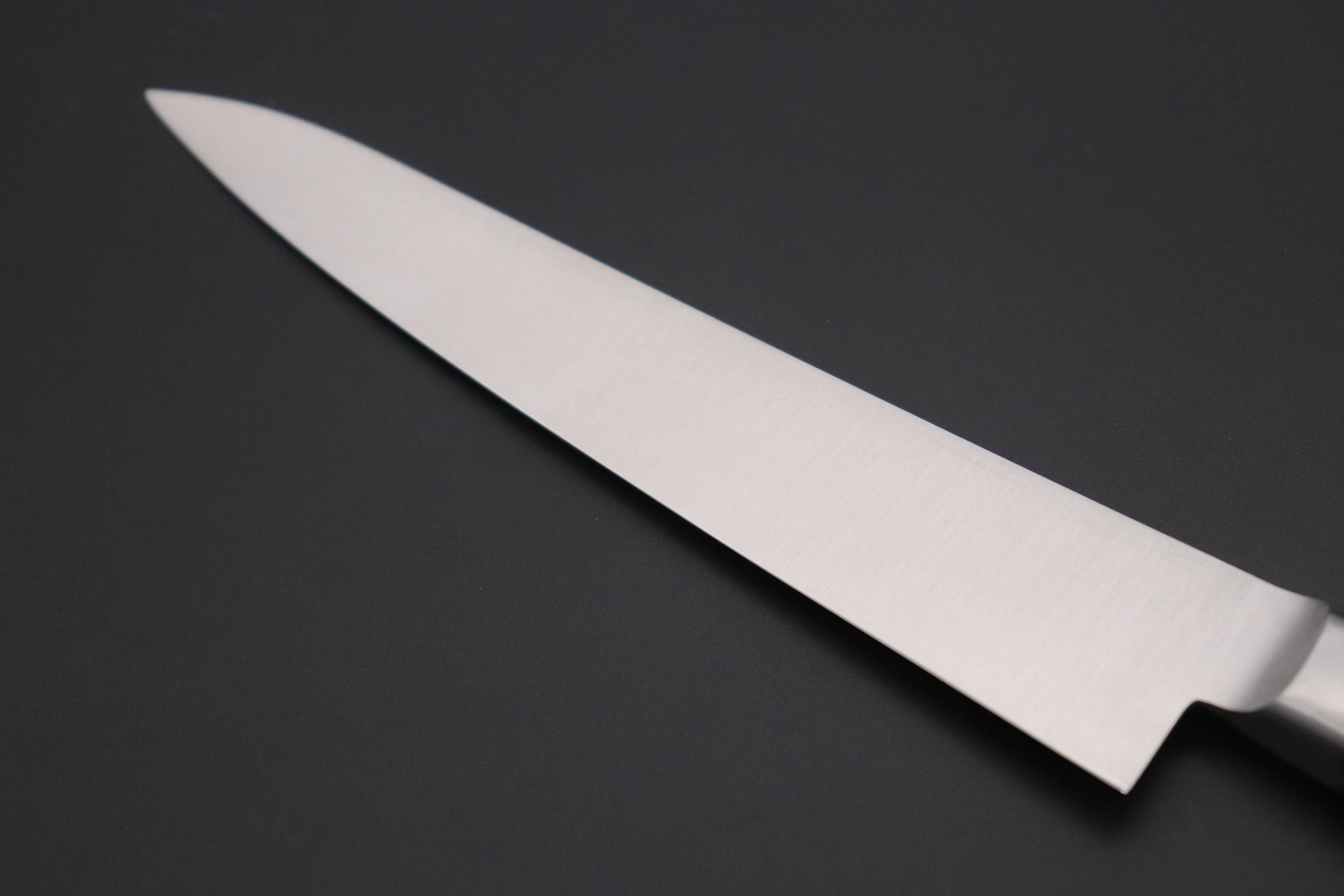 想磨 SOUMA (Fujiwara Kanefusa) FKM Series Petty (150mm to 180mm, 2 sizes, Wine Pakka Wood Handle) - Image 6