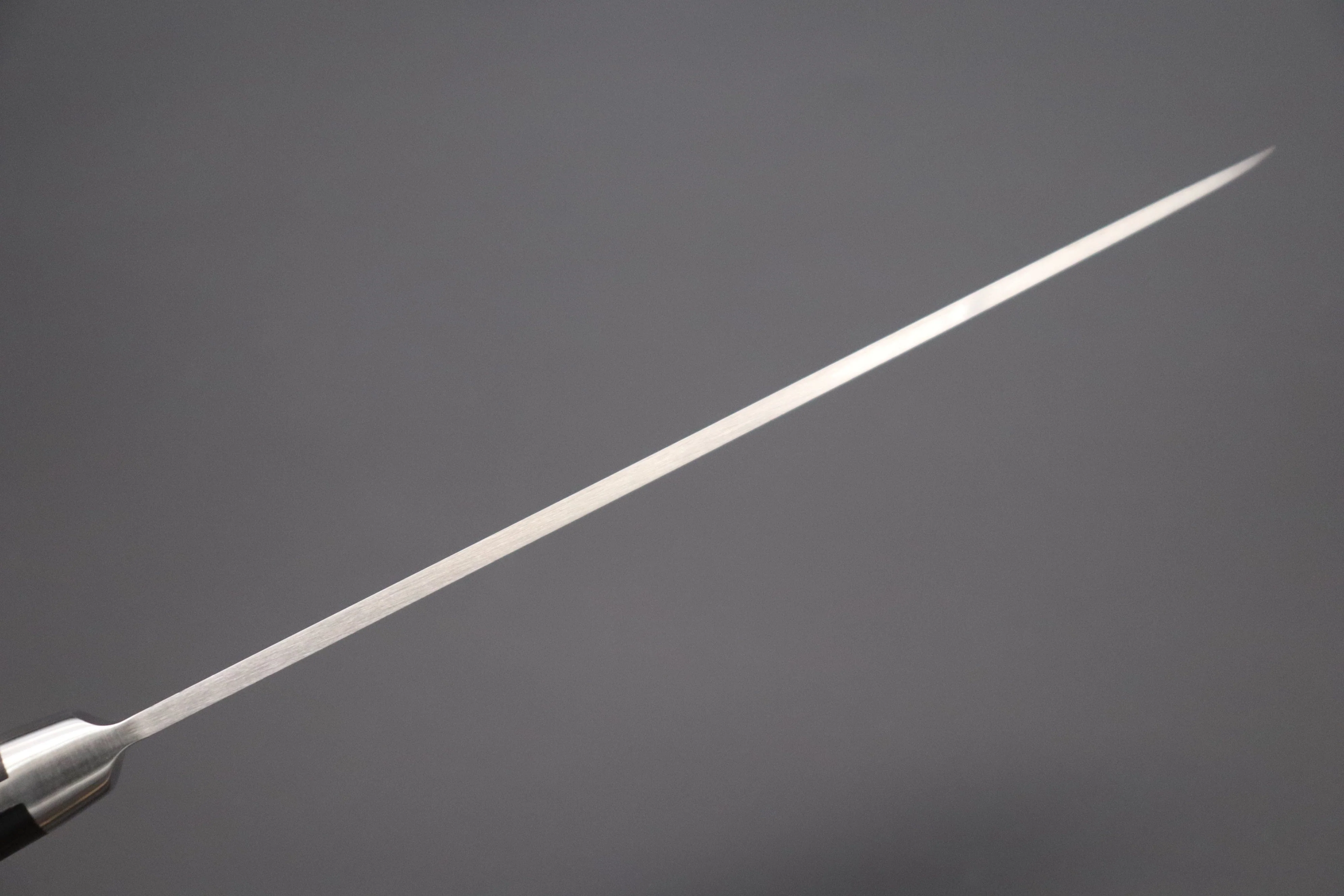 想磨 SOUMA (Fujiwara Kanefusa) FKM Series Western Deba (210mm and 240mm, 2 sizes, Black Pakka Wood Handle) - Image 5