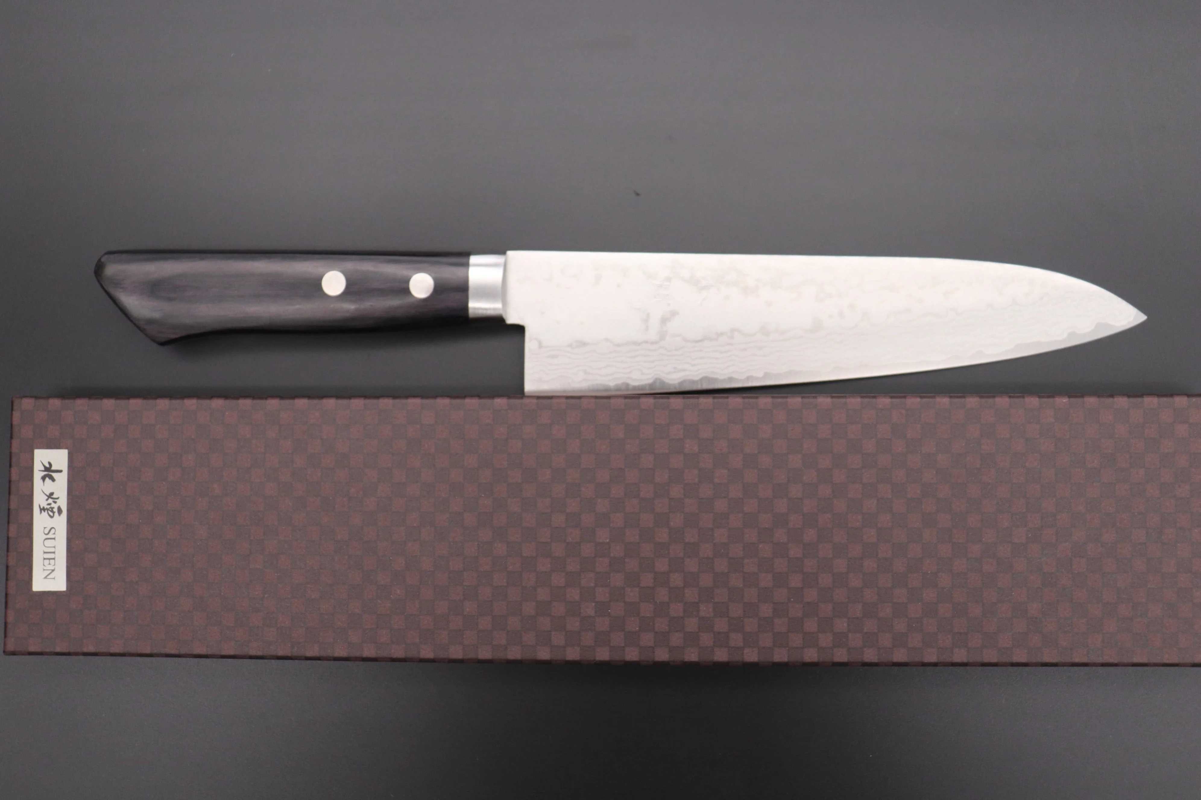 Suien VG-10 Damascus SUD-2 Gyuto 180mm (7inch) - Image 8