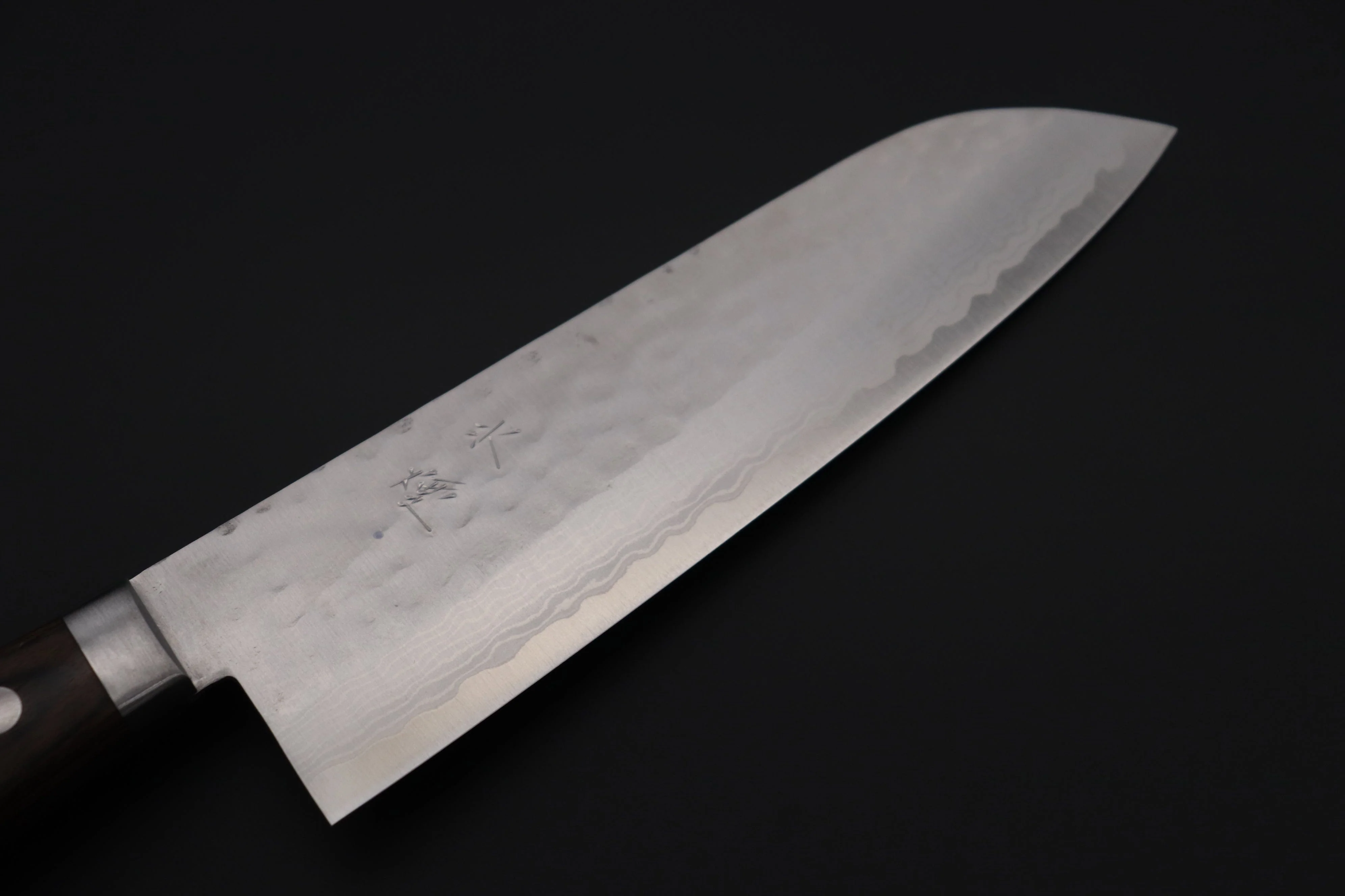 Suien VG-10 Tsuchime Damascus SUD-4 Santoku 170mm (6.6inch) - Image 2