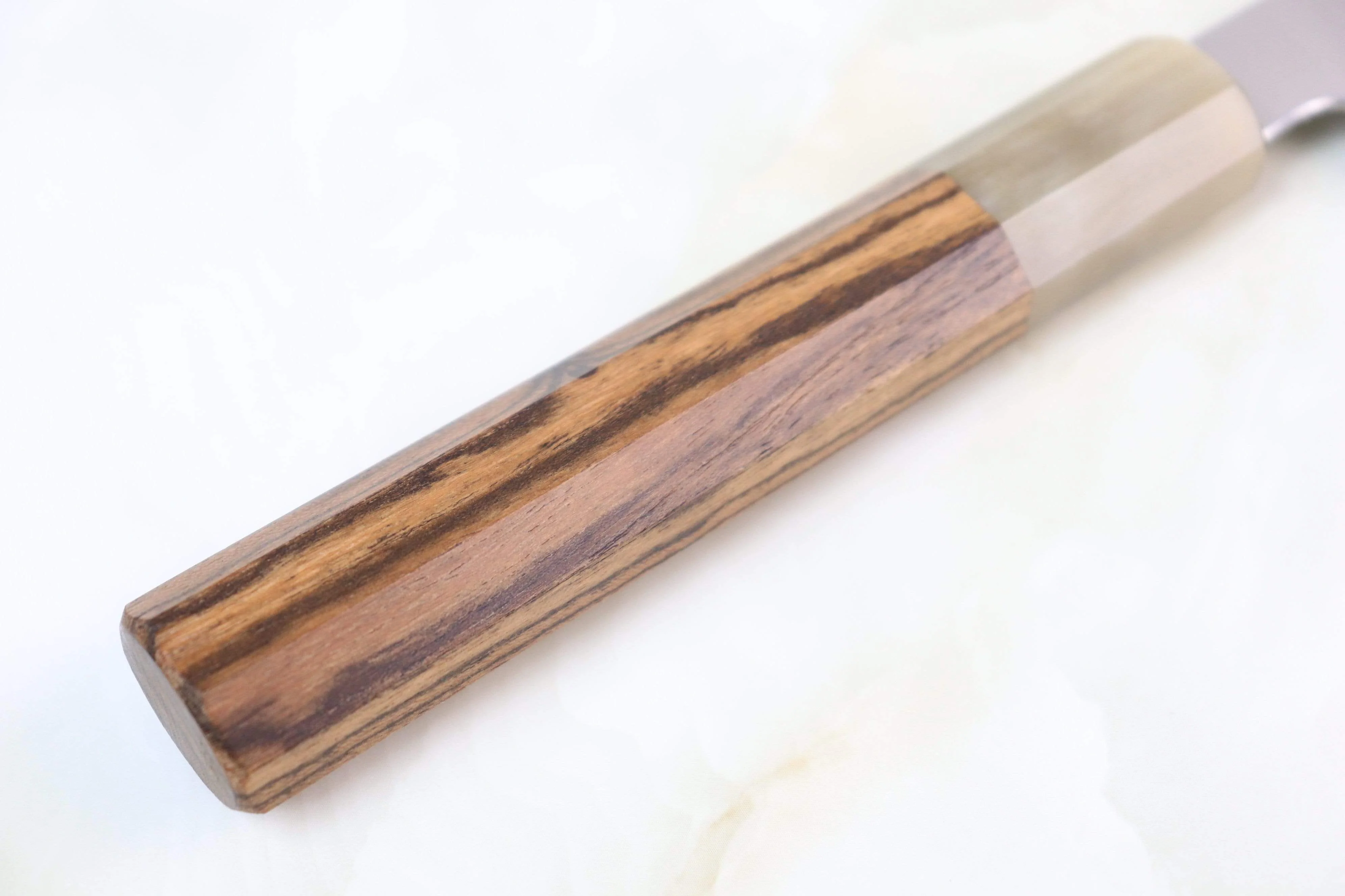 Sukenari HAP-40 Series Kiritsuke-Sujihiki 240mm (9.4 Inch, Octagon Shaped Bocote Wood Handle) - Image 4