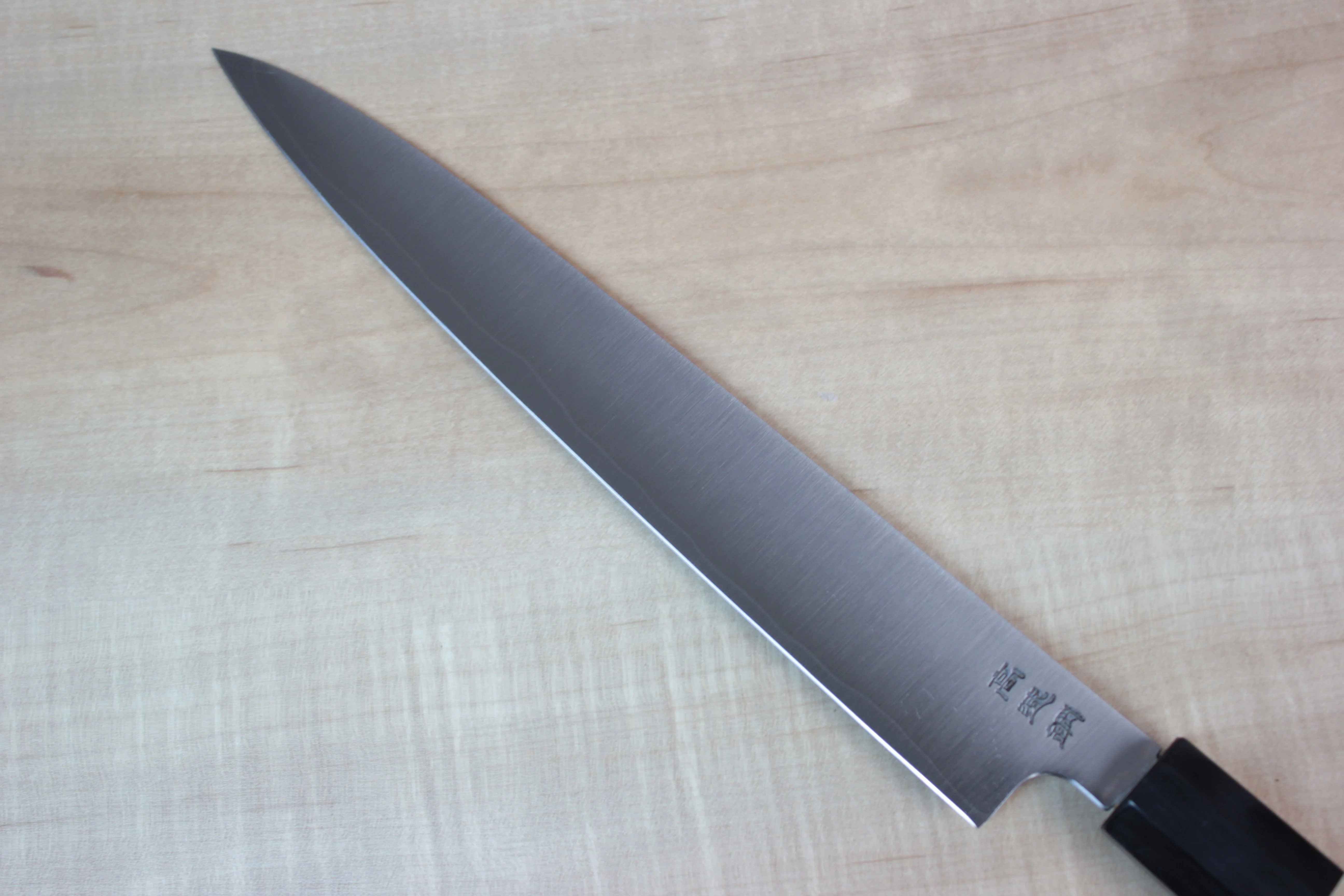 Sukenari HAP-40 Series Wa Sujihiki (240mm and 270mm, 2 sizes, Octagon Shaped Magnolia Wood Handle) - Image 4