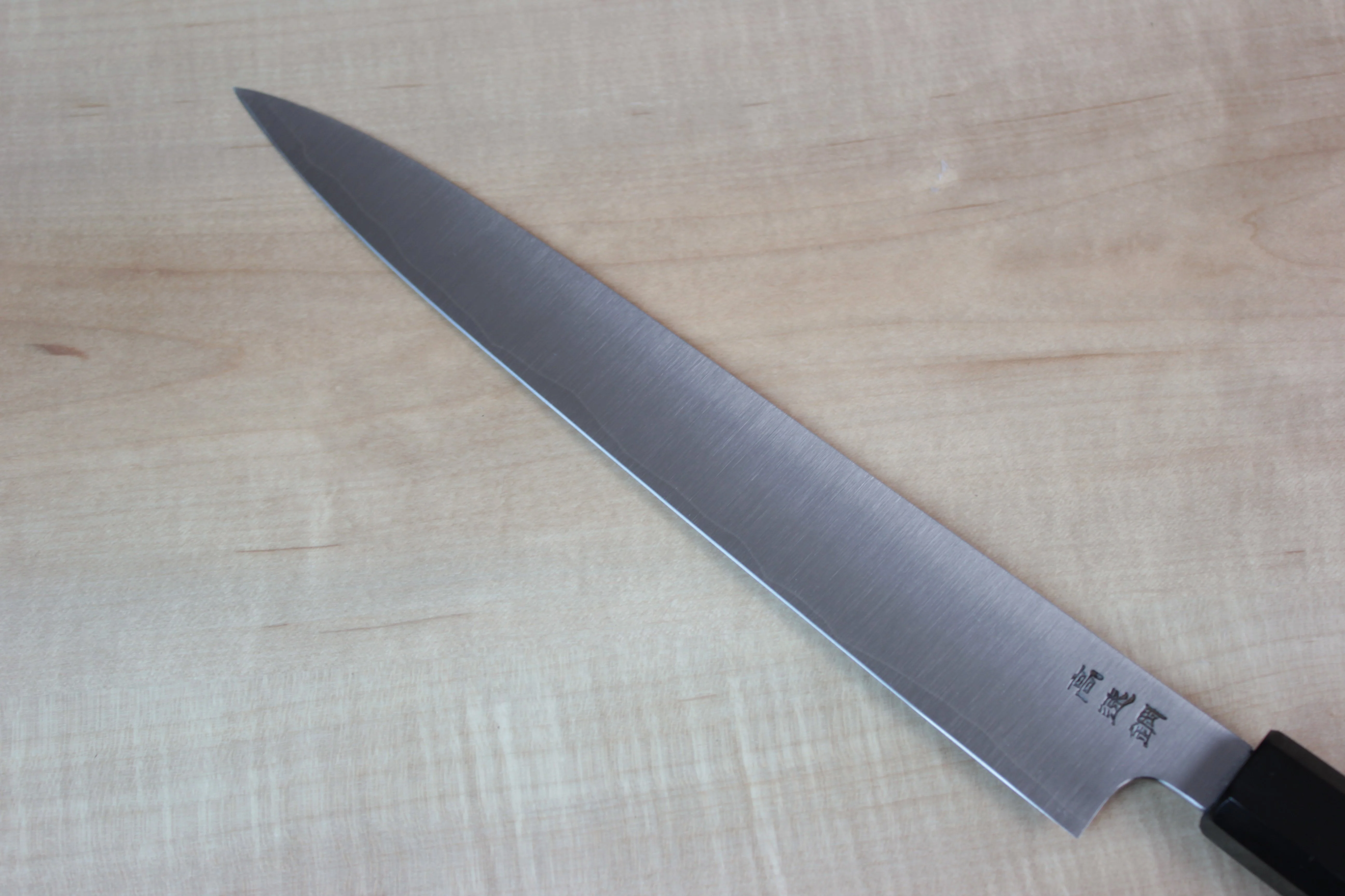 Sukenari HAP-40 Series Wa Sujihiki (240mm and 270mm, 2 sizes, Octagon Shaped Ebonywood Handle Version) - Image 3