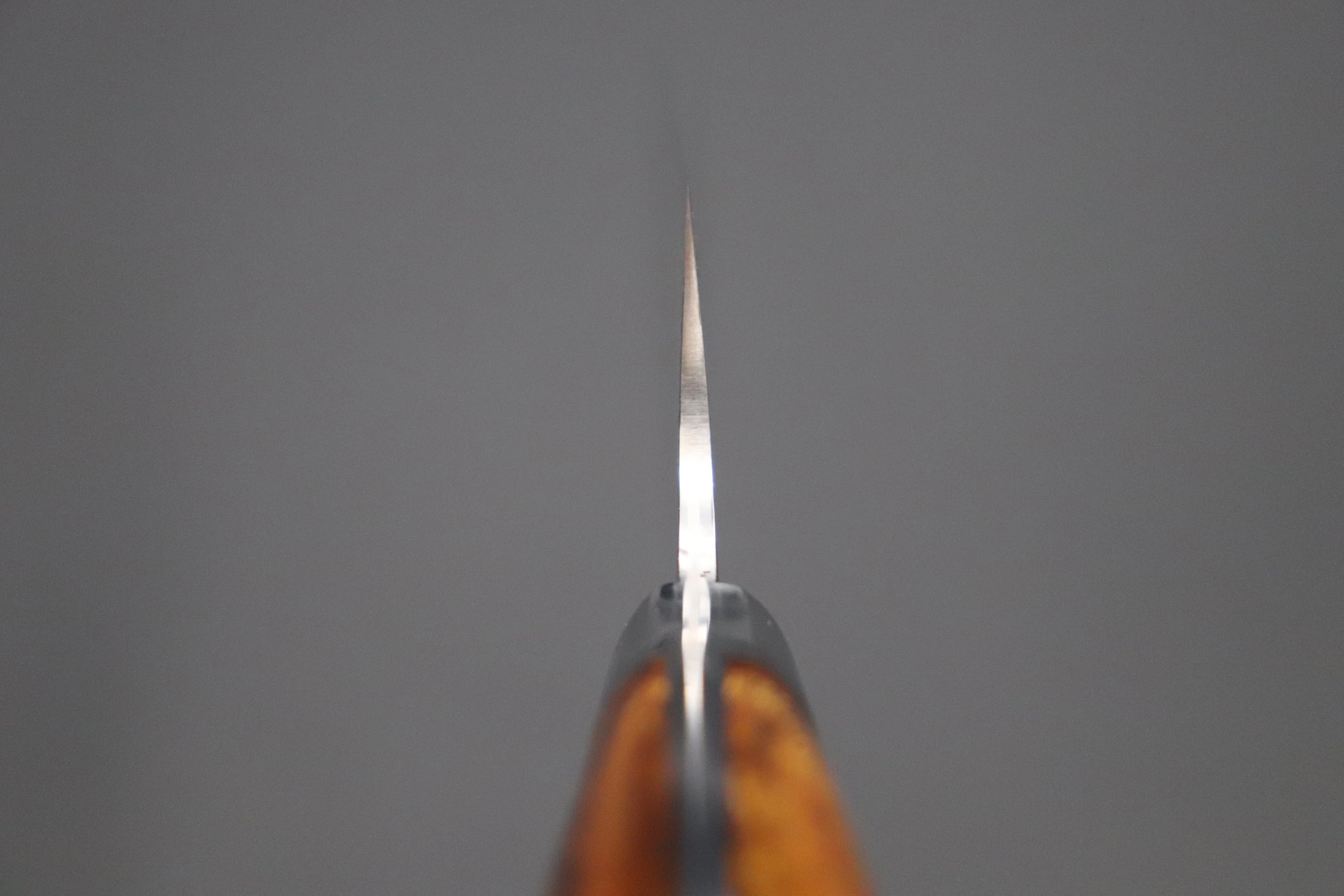 Takeshi Saji R-2 Diamond Damascus Gyuto — Upswept Design (210mm and 240mm, Desert Ironwood Handle) - Image 5