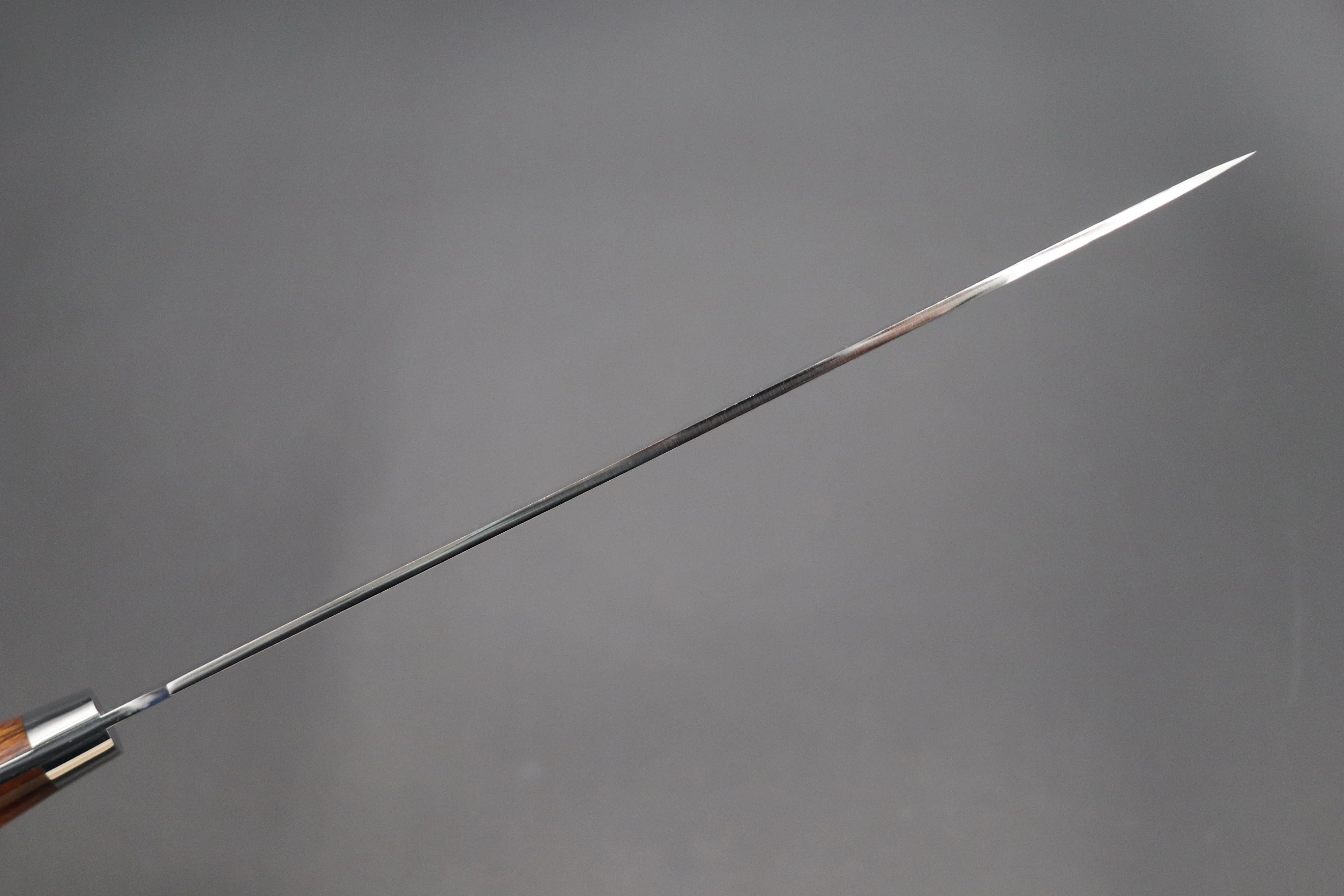 Takeshi Saji R-2 Diamond Damascus Gyuto — Upswept Design (210mm and 240mm, Desert Ironwood Handle) - Image 6