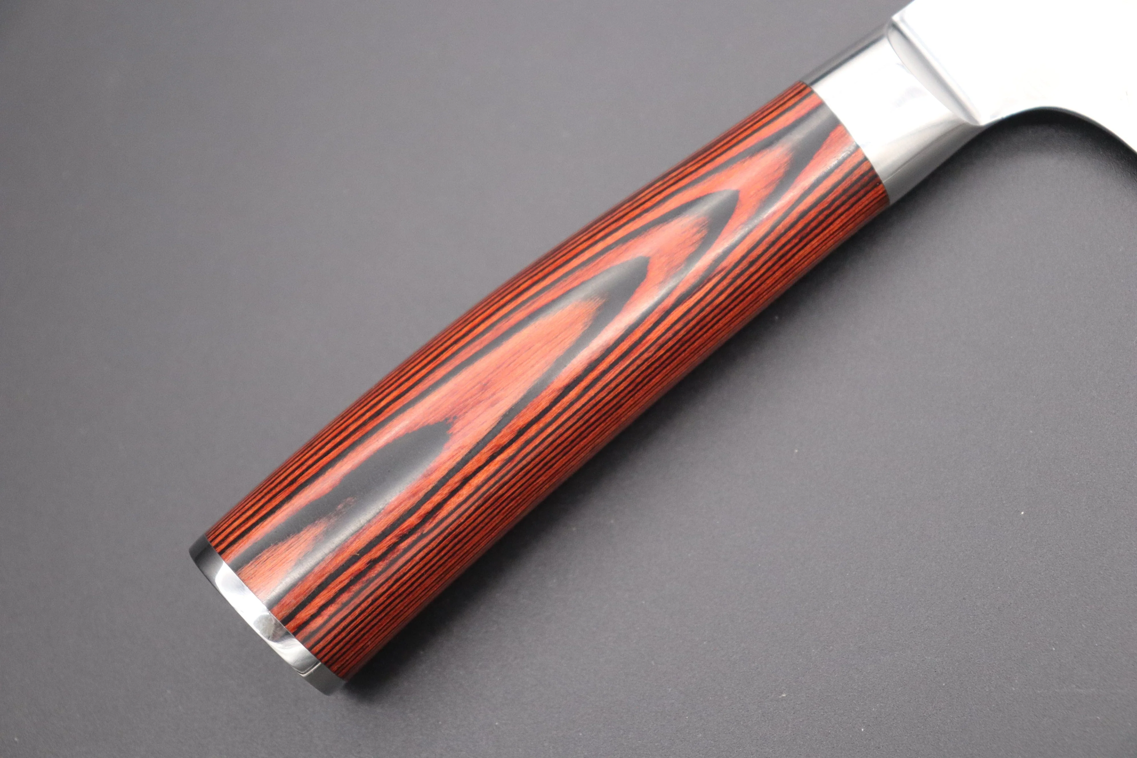 Takeshi Saji SRS-13 "ARC" Gyuto (210mm and 240mm, 2 Sizes, Red-Pakka Wood Handle) - Image 3