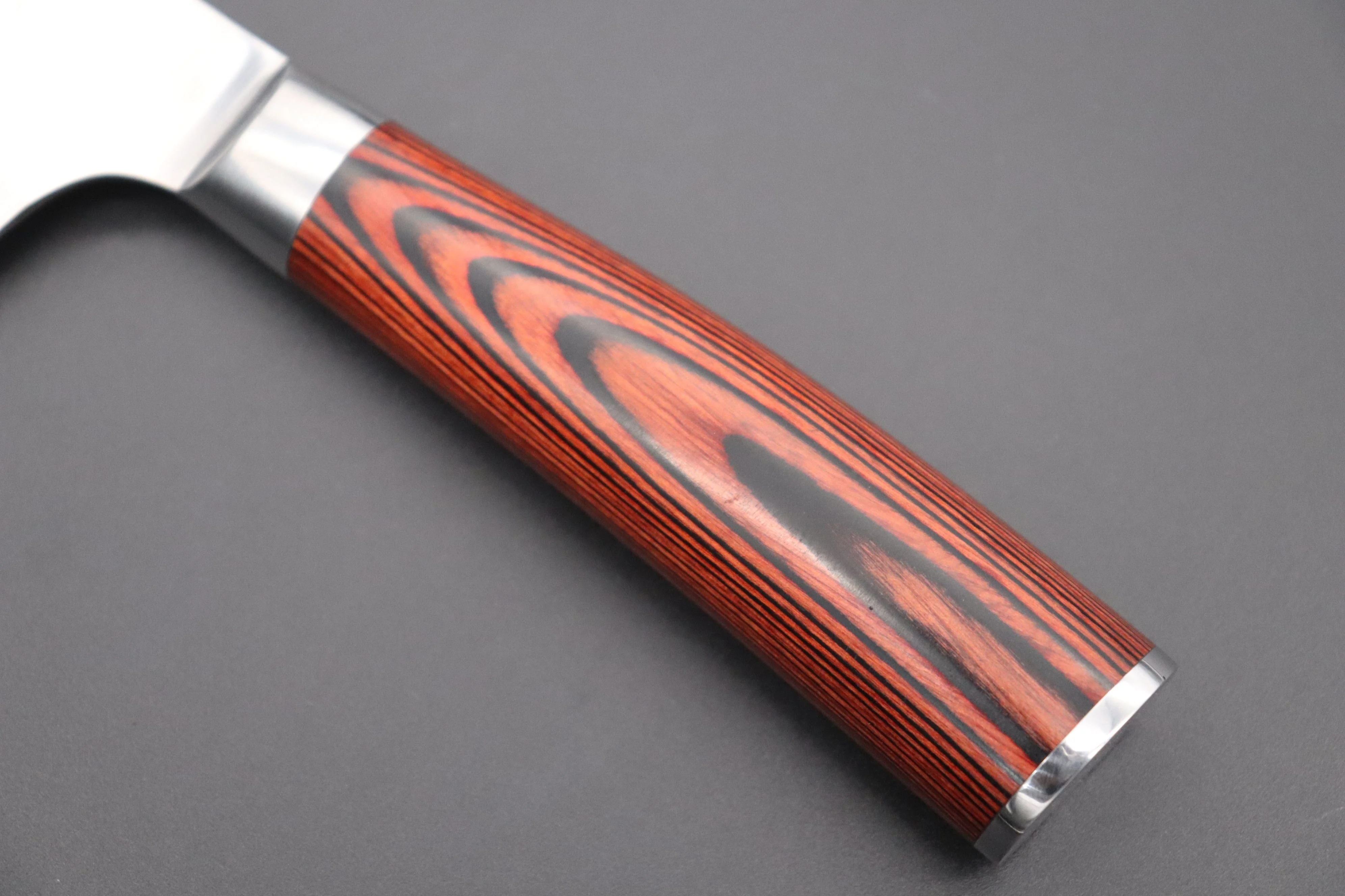 Takeshi Saji SRS-13 "ARC" Gyuto (210mm and 240mm, 2 Sizes, Red-Pakka Wood Handle) - Image 7