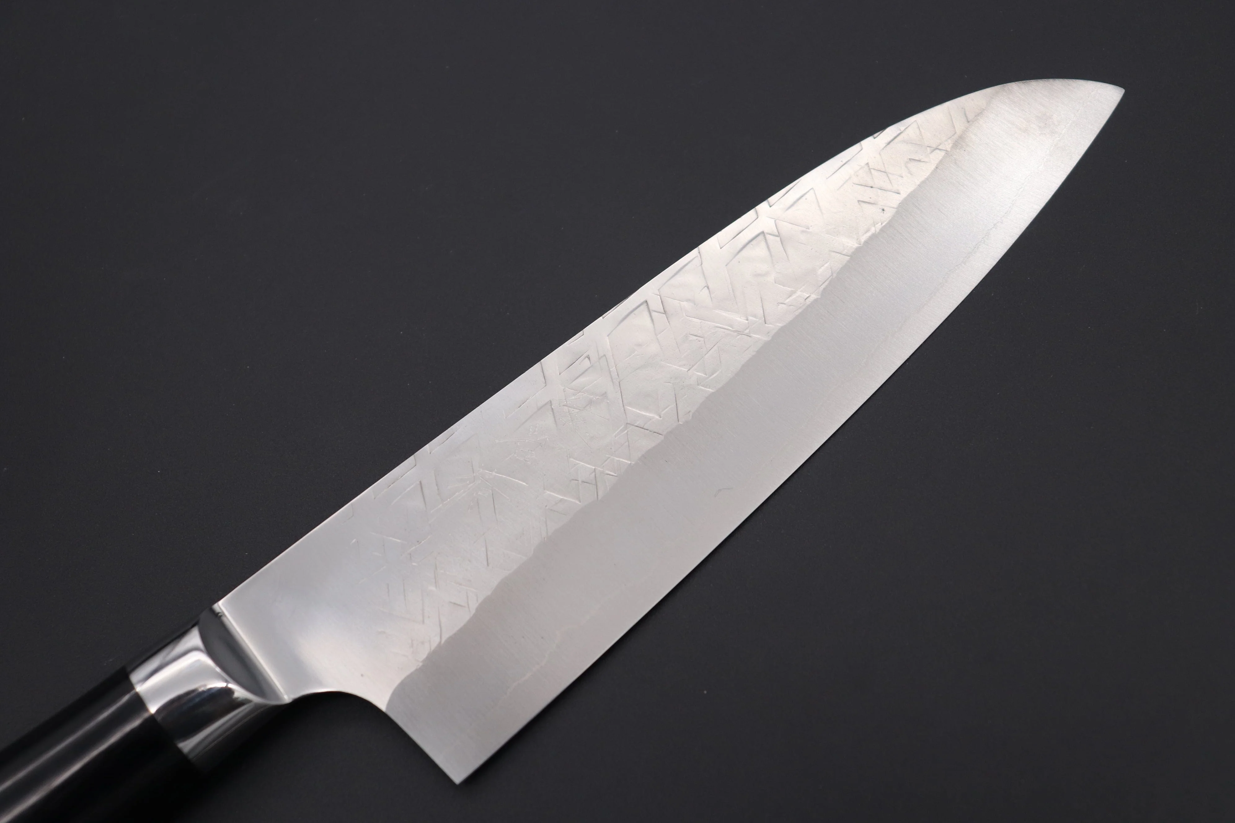 Takeshi Saji SRS-13 "ARC "Santoku 180mm (7 inch, Black Pakka Wood Handle, ARC-2B) - Image 2