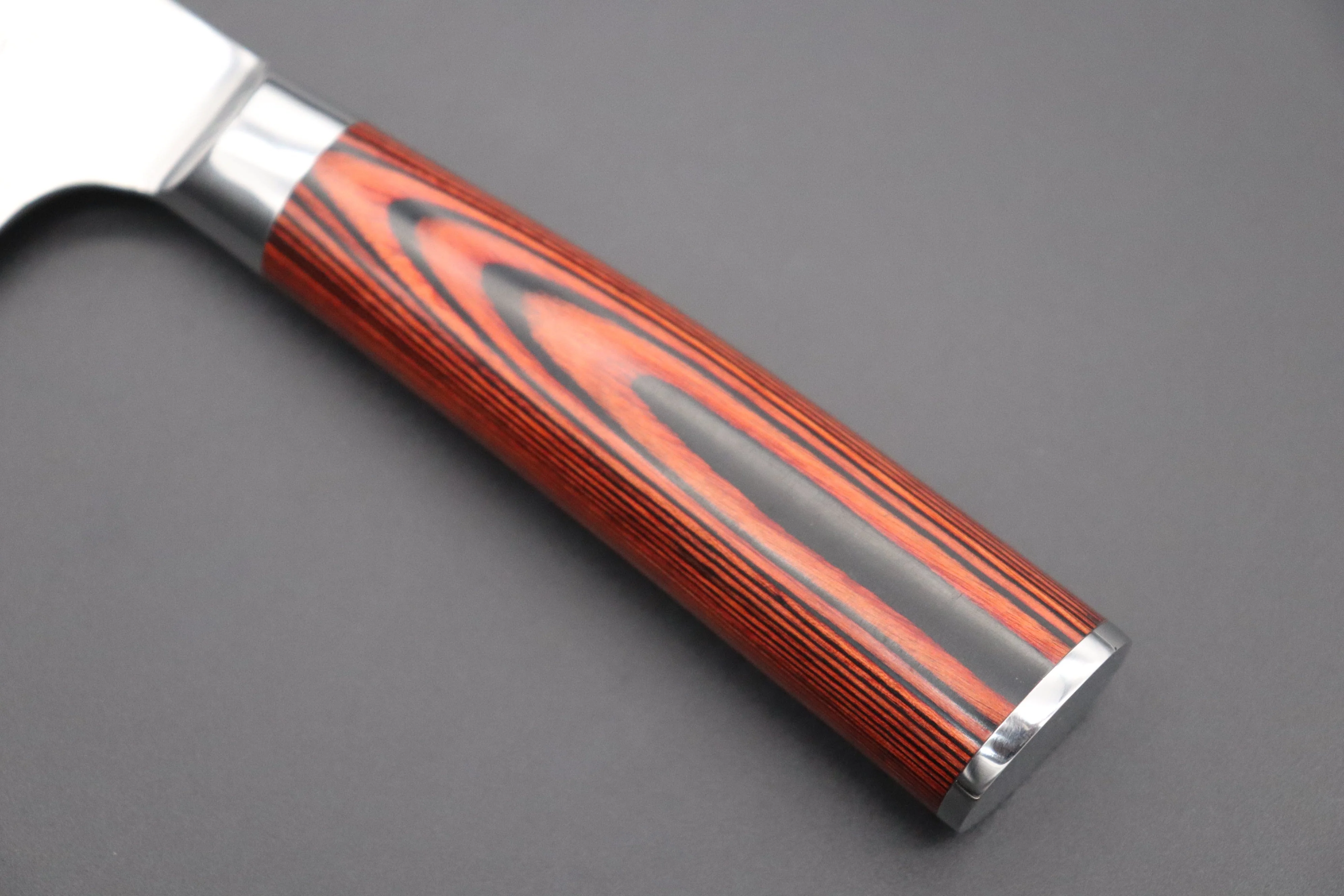 Takeshi Saji SRS-13 "ARC "Santoku 180mm (7 inch, Red-Pakka Wood Handle, ARC-2) - Image 7