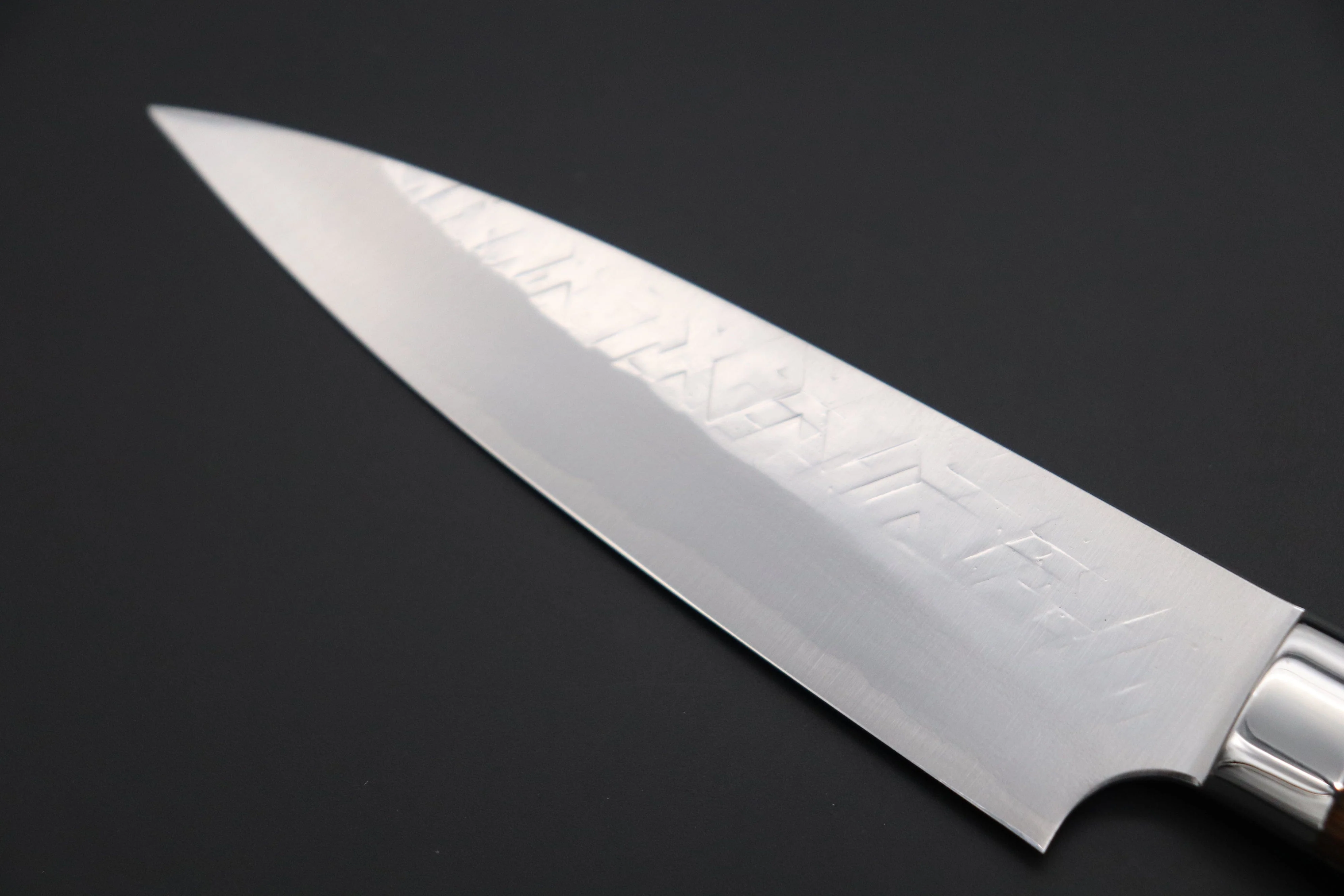 Takeshi Saji SRS-13 Hammer Forged, Custom Handmade Handle Series Petty 135mm (5.3 inch, Ironwood Handle) - Image 10