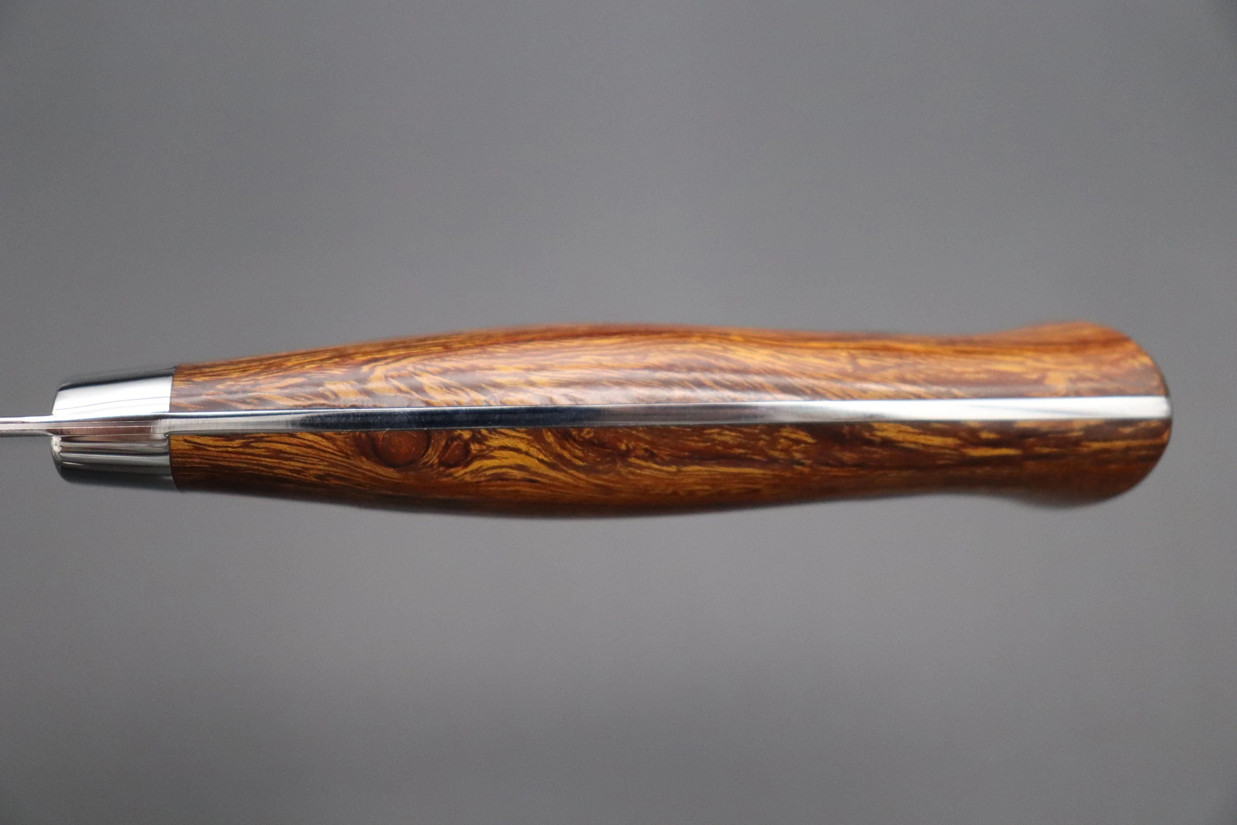 Takeshi Saji SRS-13 Hammer Forged, Custom Handmade Handle Series Santoku 180mm (7 inch, Ironwood Handle) - Image 8