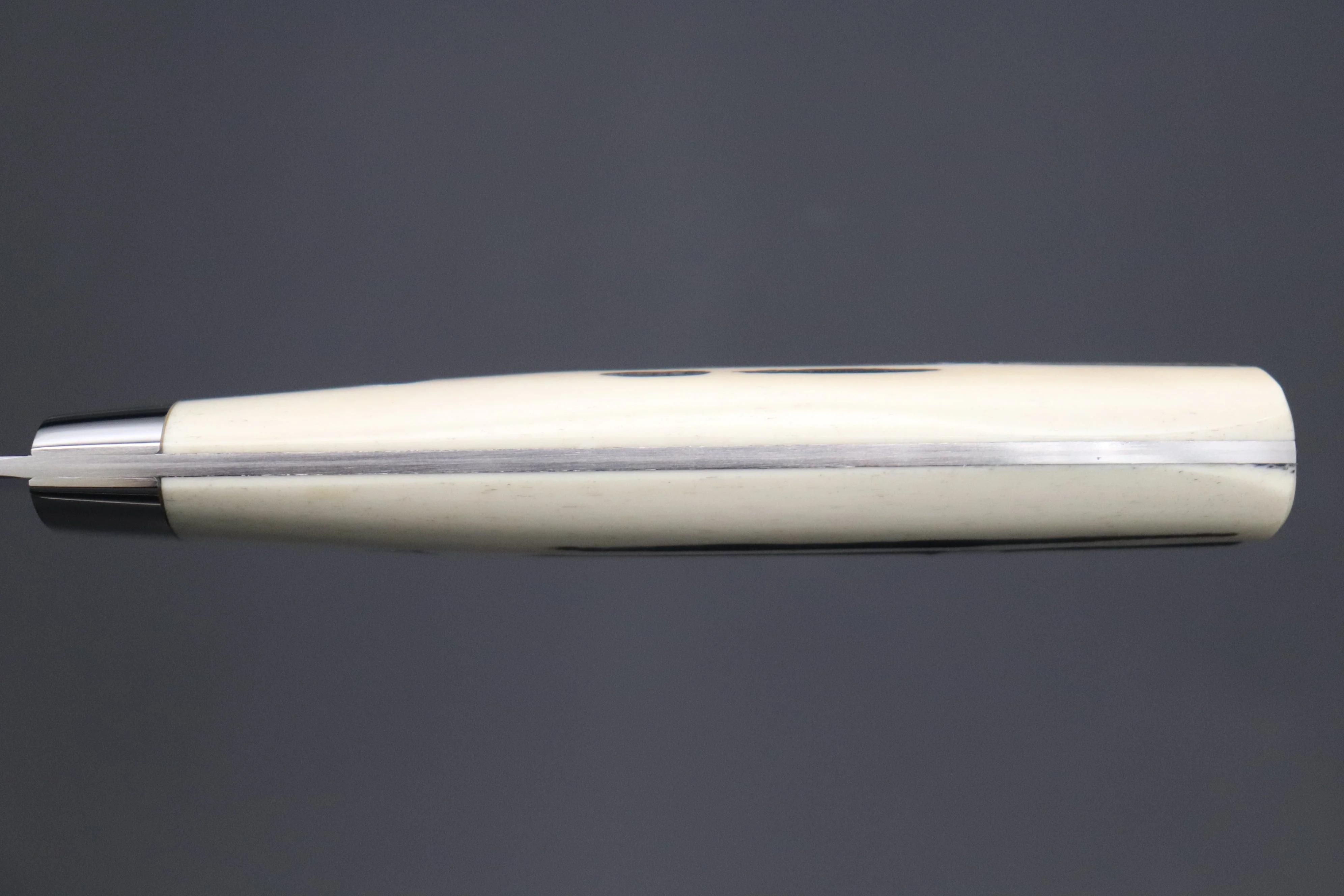 Takeshi Saji SRS-13 Hammer Forged, Custom Handmade Handle Series Santoku 180mm (7 inch, Stag Bone Handle) - Image 6