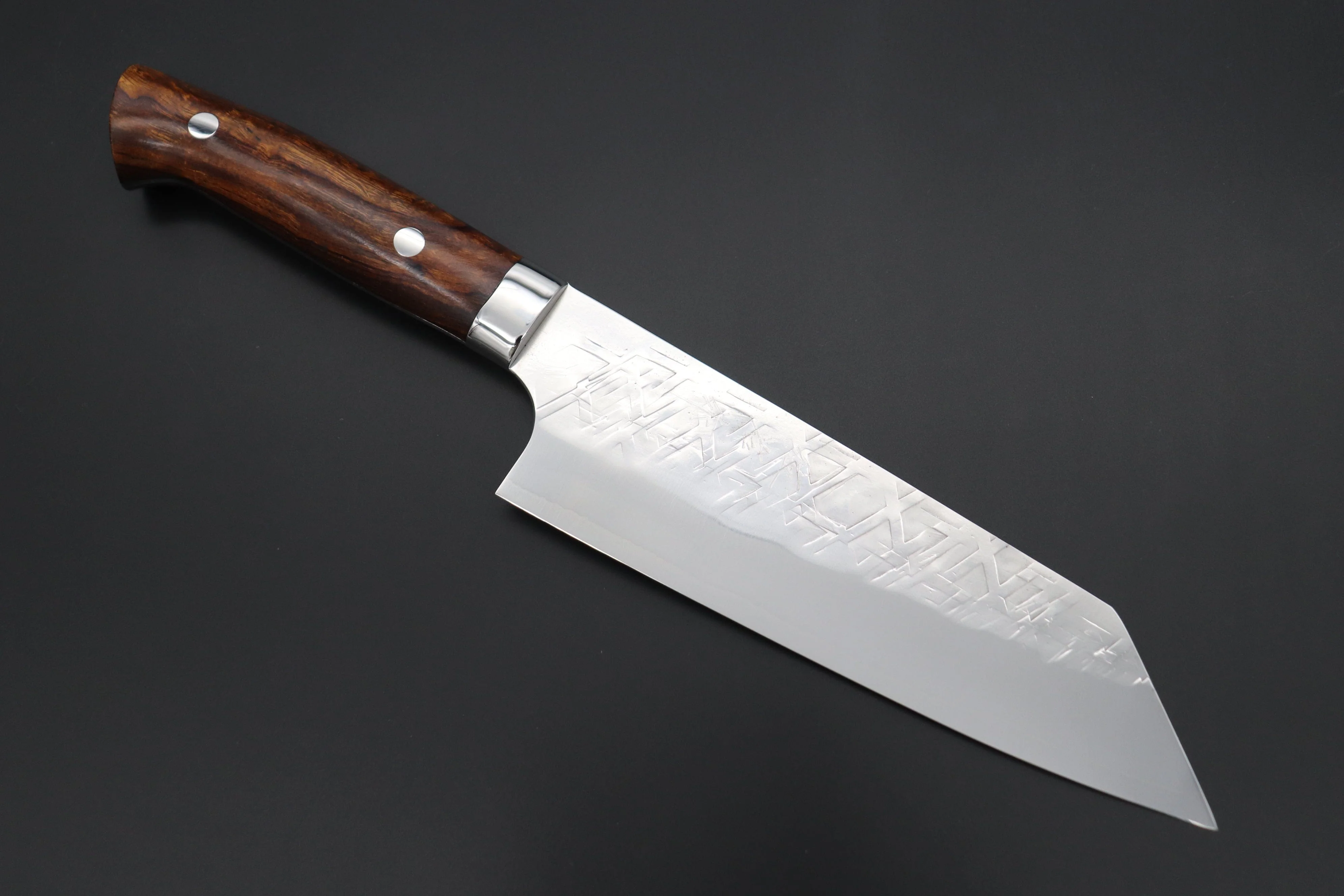 Takeshi Saji SRS-13 Hammer Forged, Custom Handmade Handle Series Bunka 170mm (6.6 inch, Ironwood Handle)