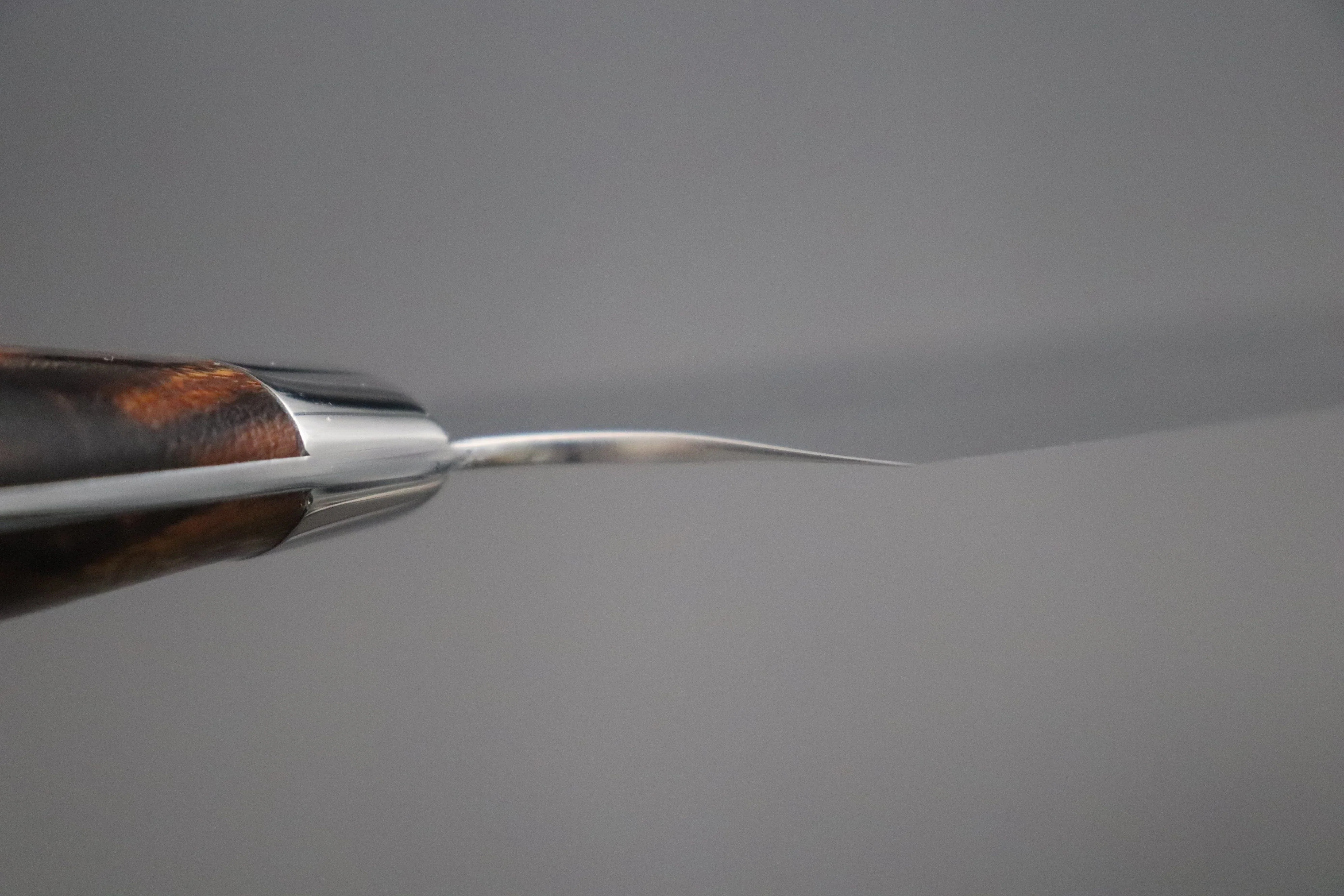 Takeshi Saji SRS-13 Hammer Forged, Custom Handmade Handle Series Nakiri 165mm (6.4 inch, Ironwood Handle) - Image 4
