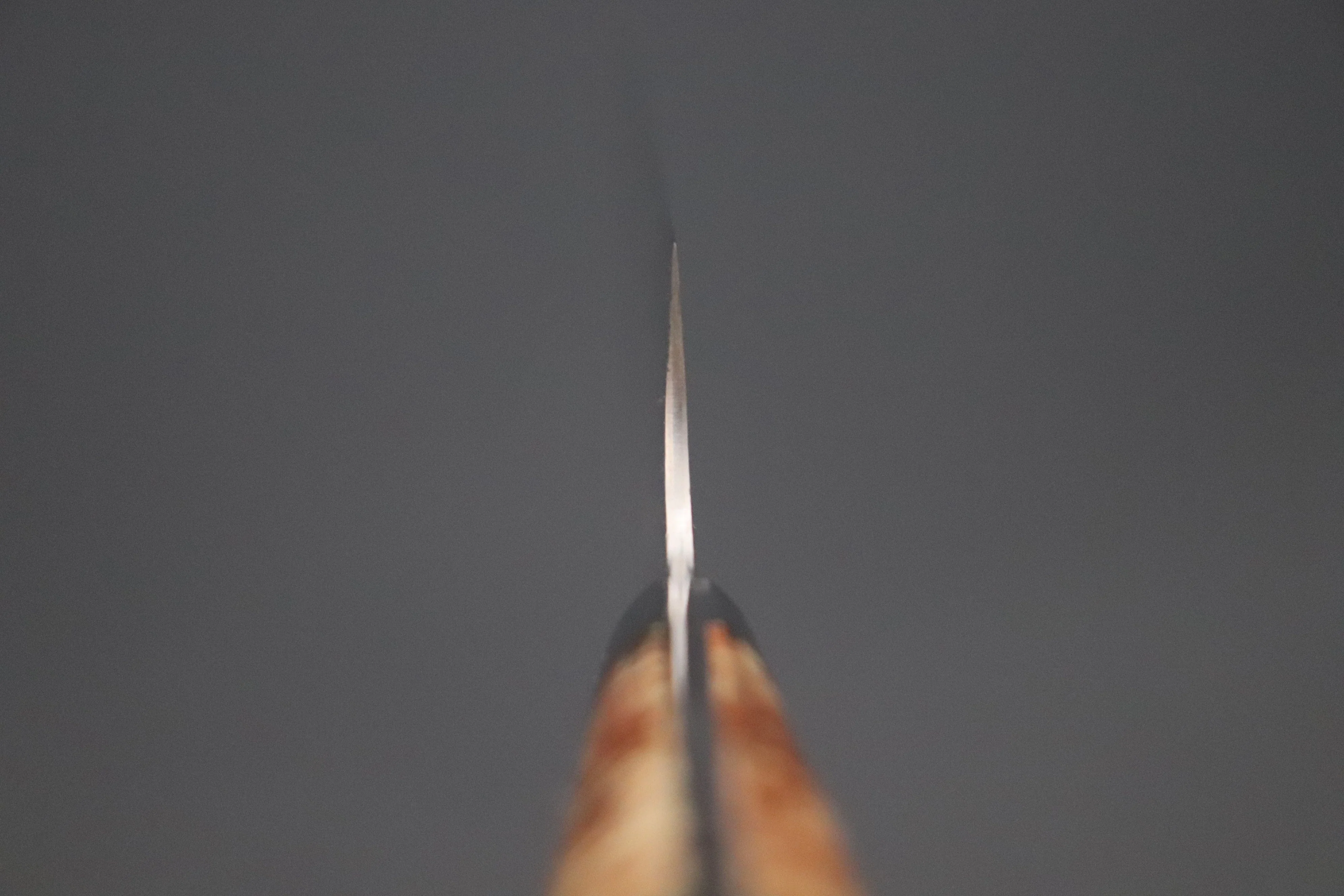 Takeshi Saji SUMMIT ― Limited Edition Custom Series SMT-1136 VG-10W磨 Multi-Colored Golden-Rainbow Damascus Sujihiki 270mm (10.6 Inch) - Image 4