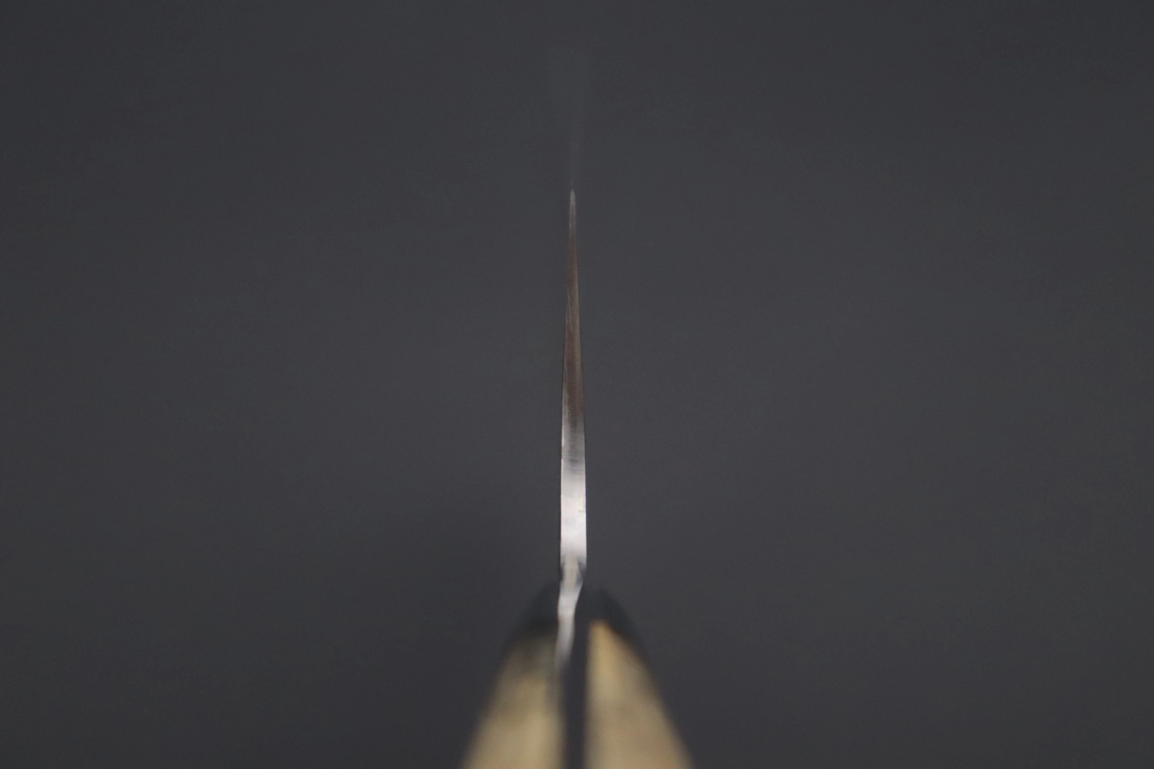 Takeshi Saji SUMMIT ― Limited Edition Custom Series SMT-1153 VG-10W Multi-Colored Golden-Rainbow Damascus Nakiri 165mm (6.4 Inch) - Image 4