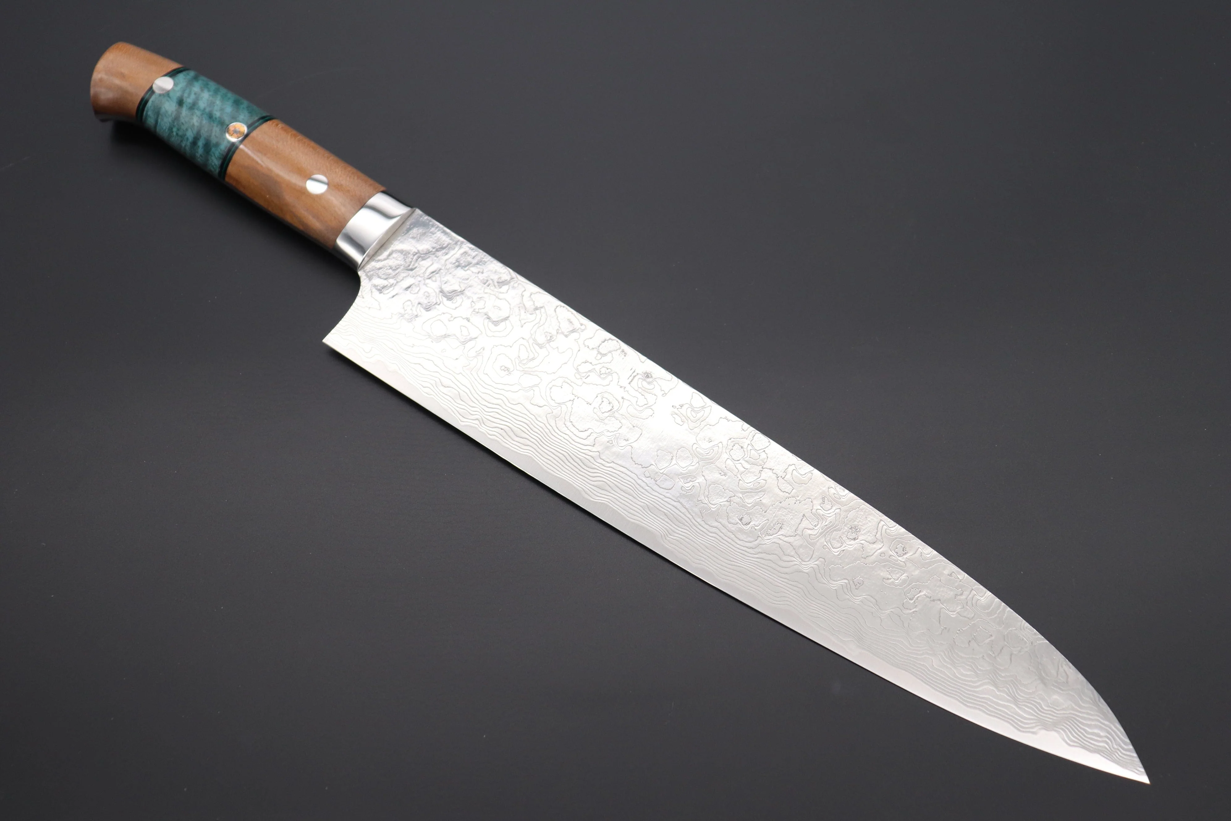 Takeshi Saji SUMMIT ― Limited Edition Custom Series  SMT-363 R-2 Custom Damascus Gyuto 270mm (10.6 Inch)