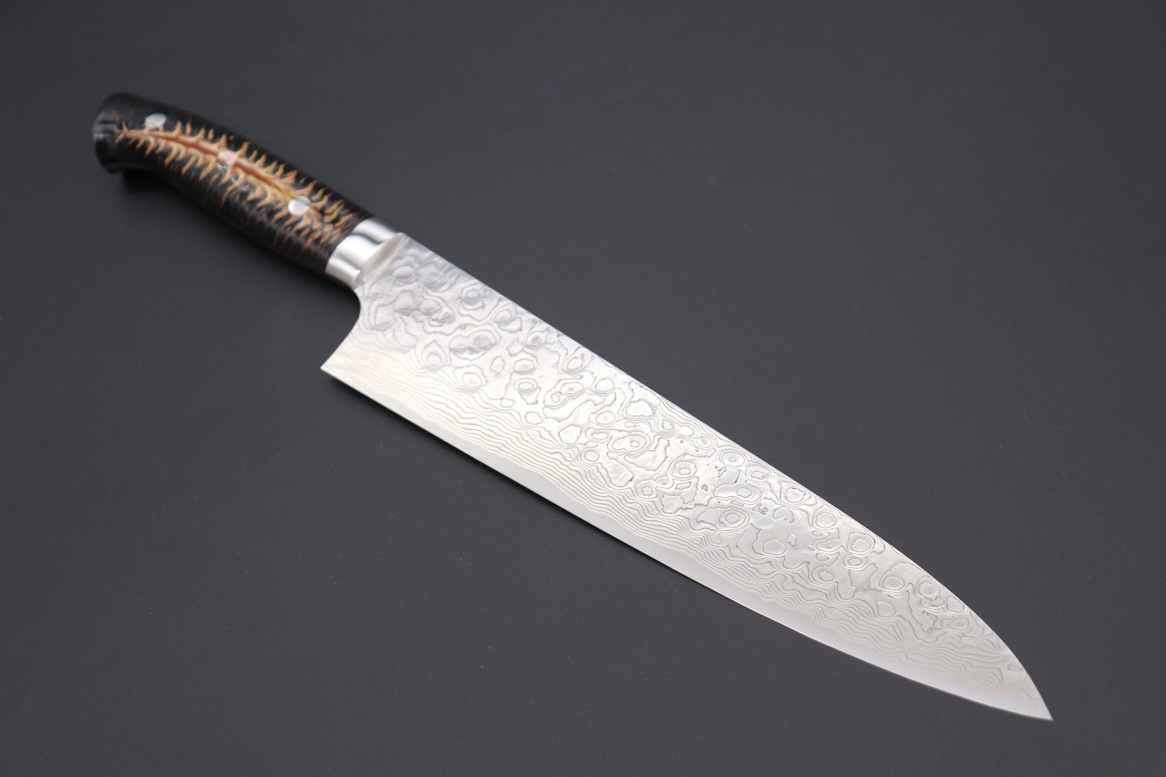 Takeshi Saji SUMMIT ― Limited Edition Custom Series SMT-496 R-2 Custom Damascus Gyuto 240mm (9.4 Inch)