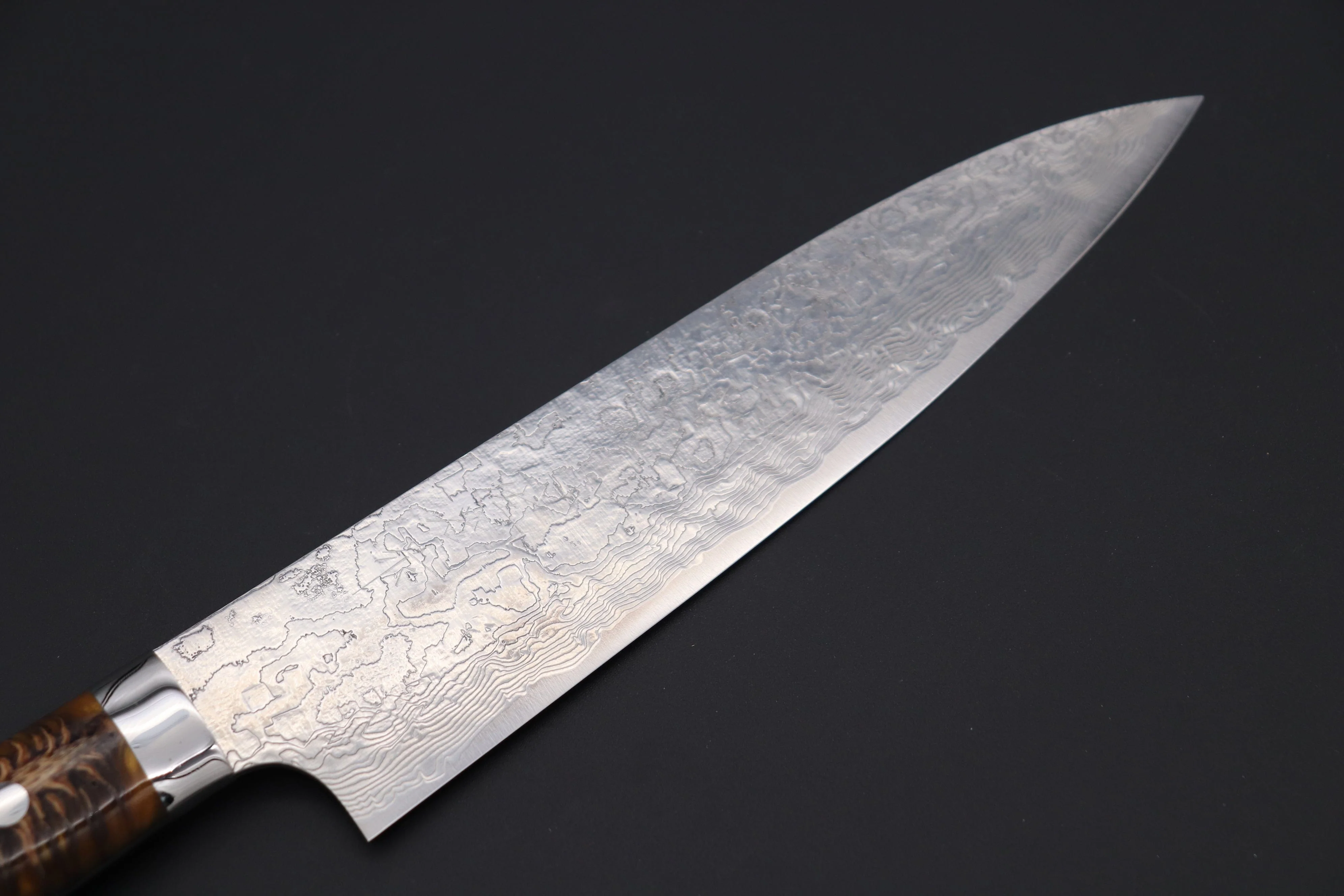 Takeshi Saji SUMMIT ― Limited Edition Custom Series  SMT-543 R-2 Custom Damascus Gyuto 210mm (8.2 Inch) - Image 2