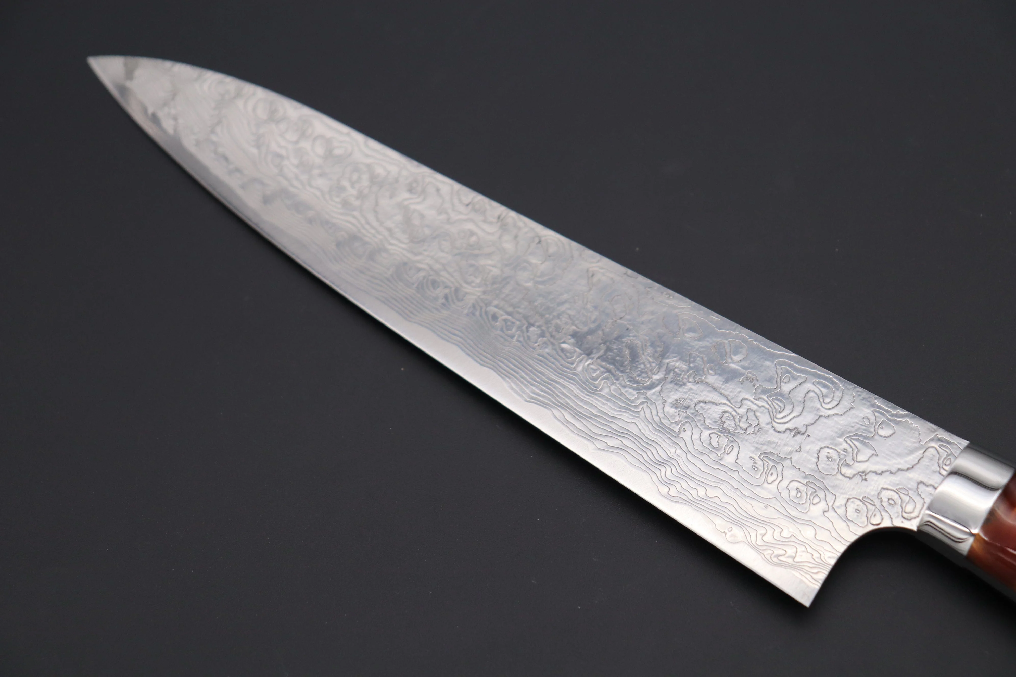 Takeshi Saji SUMMIT ― Limited Edition Custom Series  SMT-546 R-2 Custom Damascus Gyuto 240mm (9.4 Inch) - Image 6
