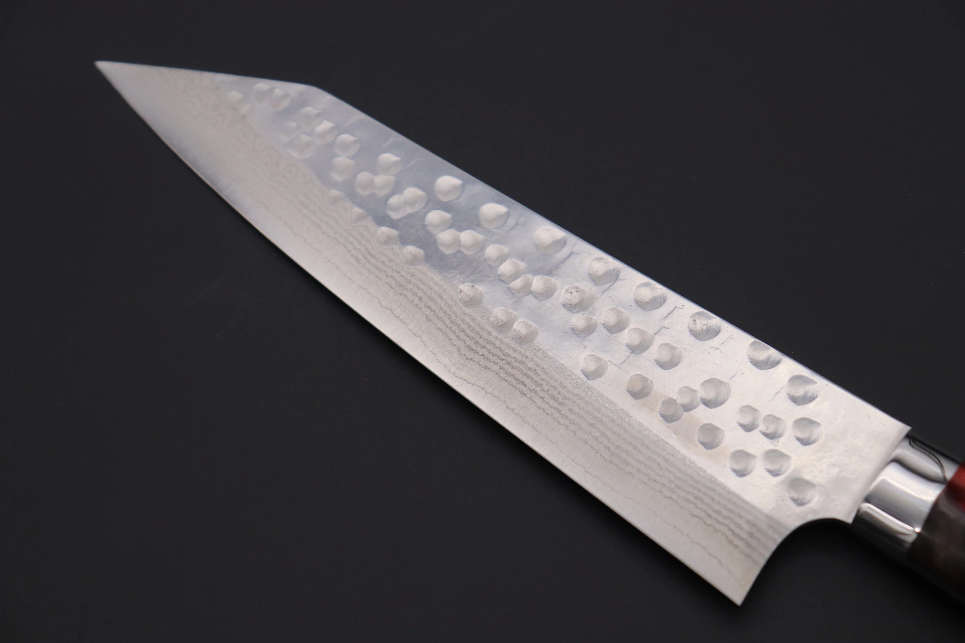 Takeshi Saji SUMMIT ― Limited Edition Custom Series SMT-629 SRS-13 Custom Hammered Tsuchime Damascus Kiritsuke Gyuto 180mm (7 Inch) - Image 6