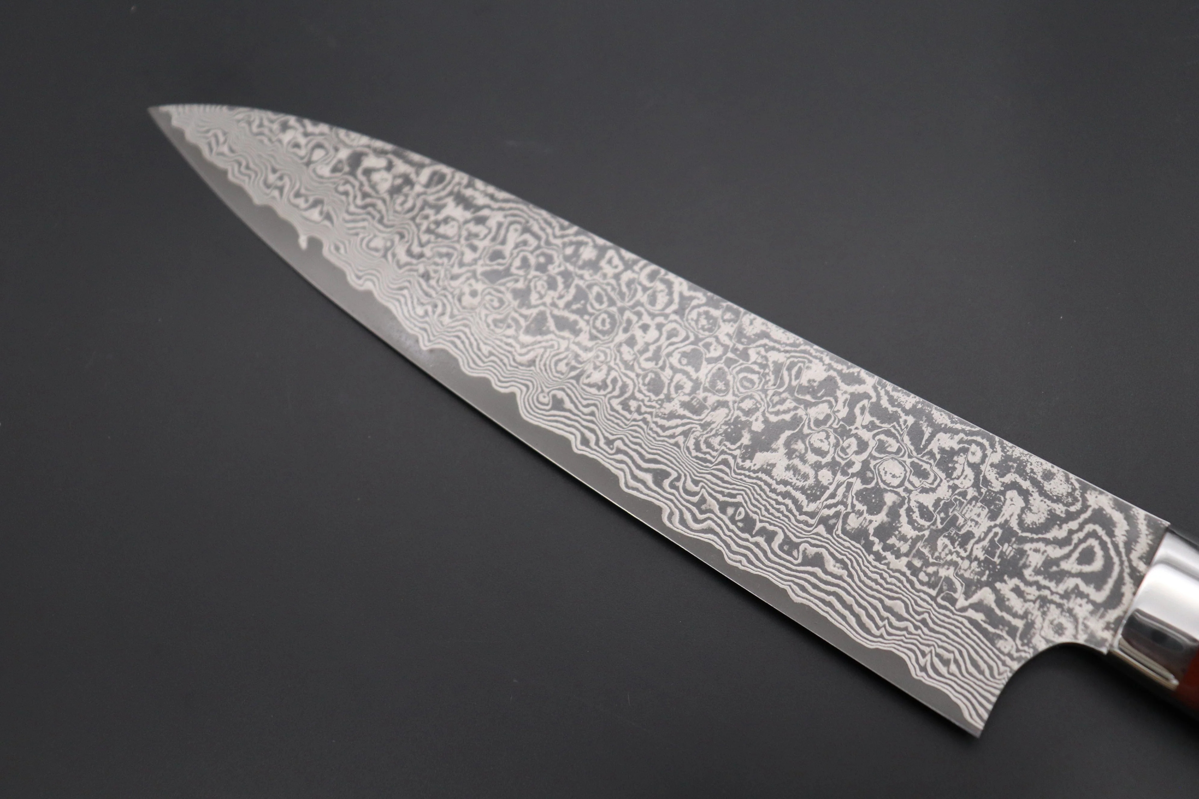 Takeshi Saji SUMMIT ― Limited Edition Custom Series SMT-804 R-2 Custom Damascus Gyuto 210mm (8.2 Inch) - Image 6