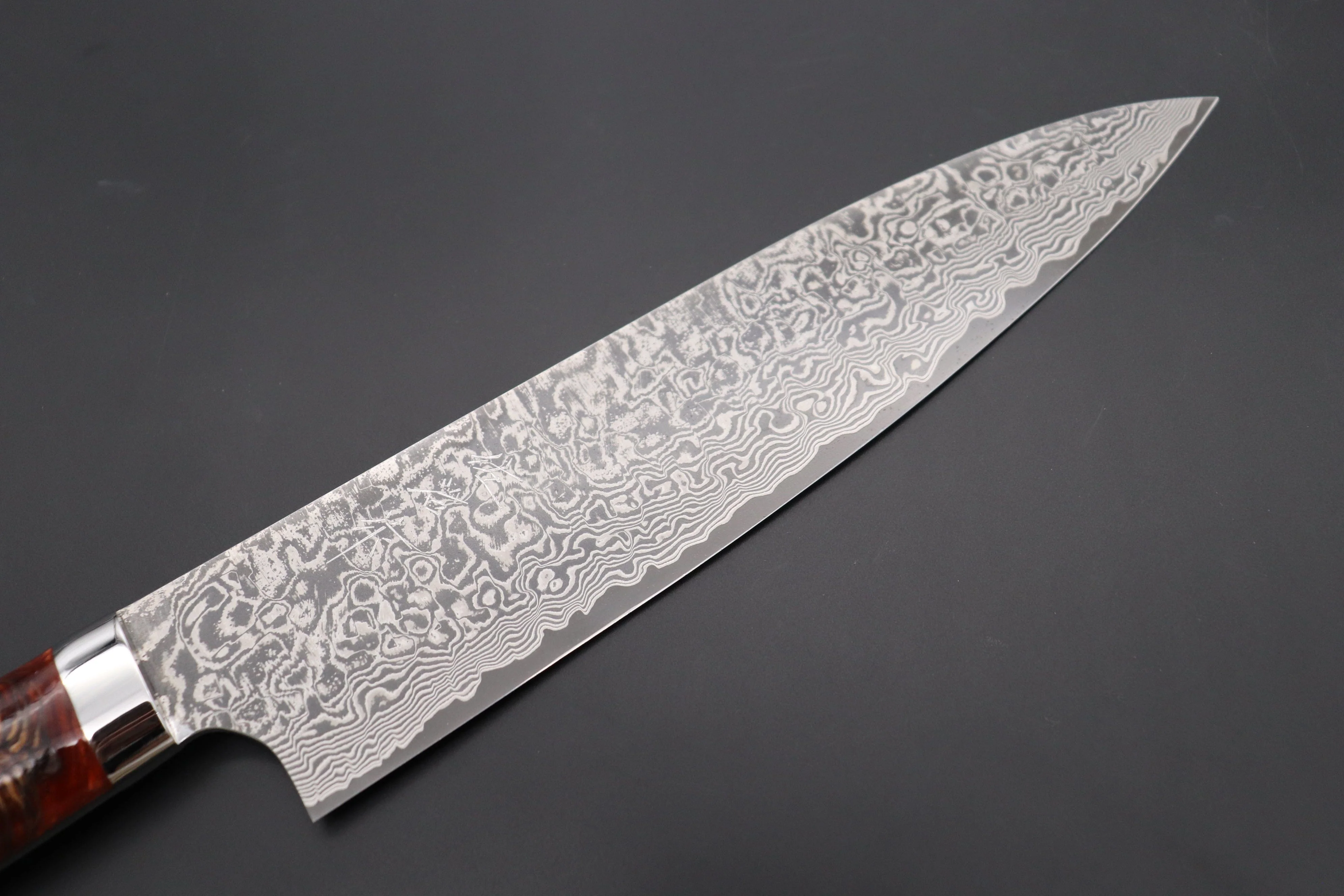 Takeshi Saji SUMMIT ― Limited Edition Custom Series SMT-805 R-2 Custom Damascus Gyuto 210mm (8.2 Inch) - Image 2