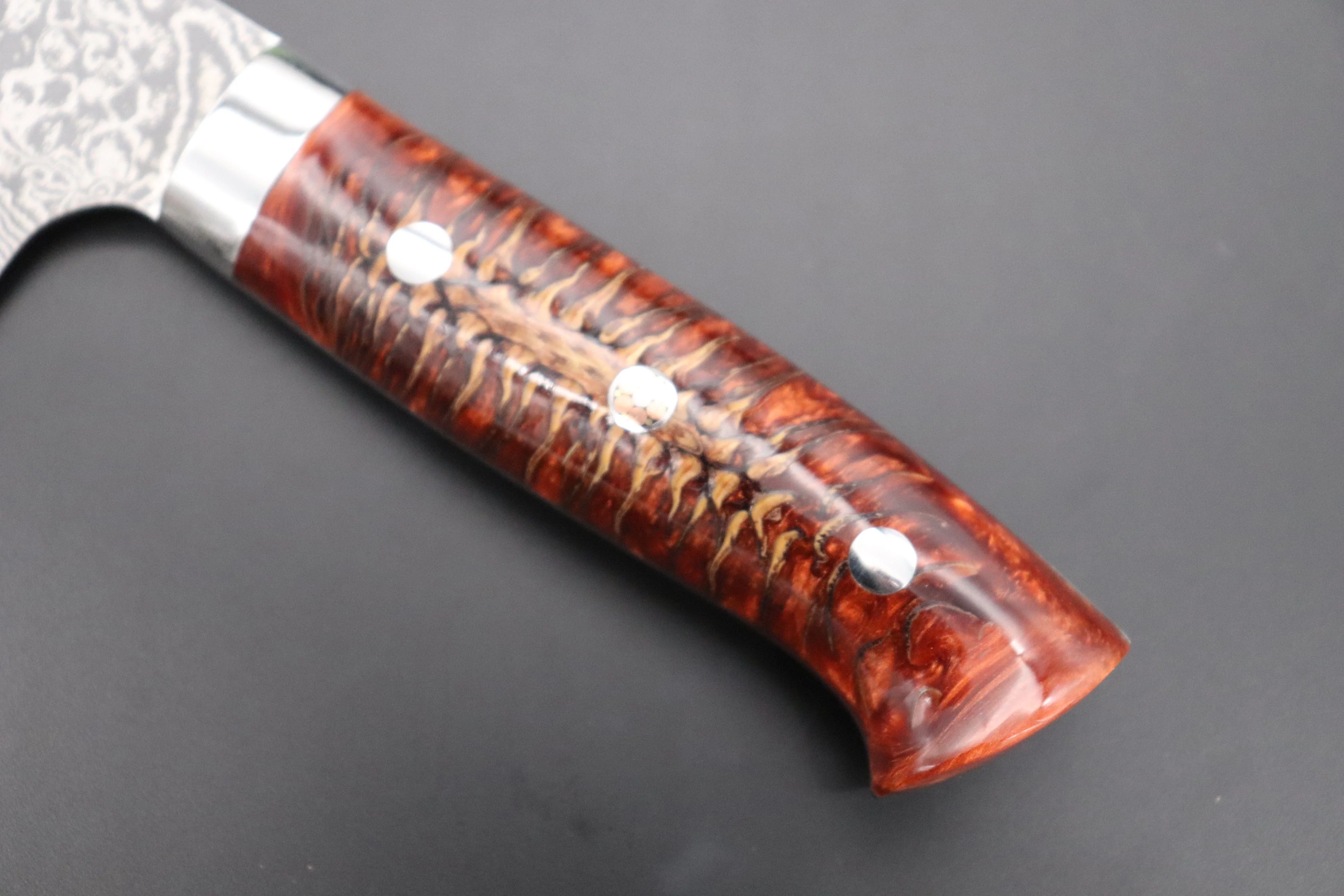 Takeshi Saji SUMMIT ― Limited Edition Custom Series SMT-805 R-2 Custom Damascus Gyuto 210mm (8.2 Inch) - Image 7