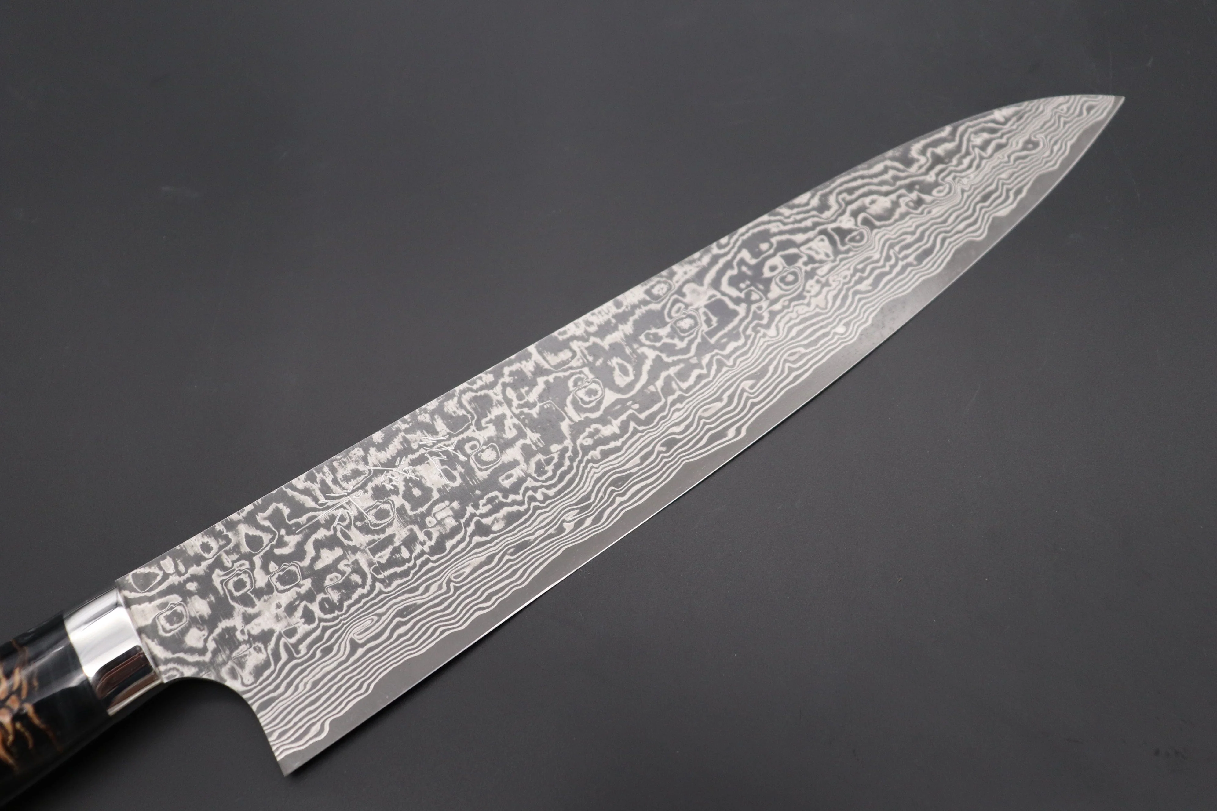 Takeshi Saji SUMMIT ― Limited Edition Custom Series  SMT-806 R-2 Custom Damascus Gyuto 240mm (9.4 Inch) - Image 2