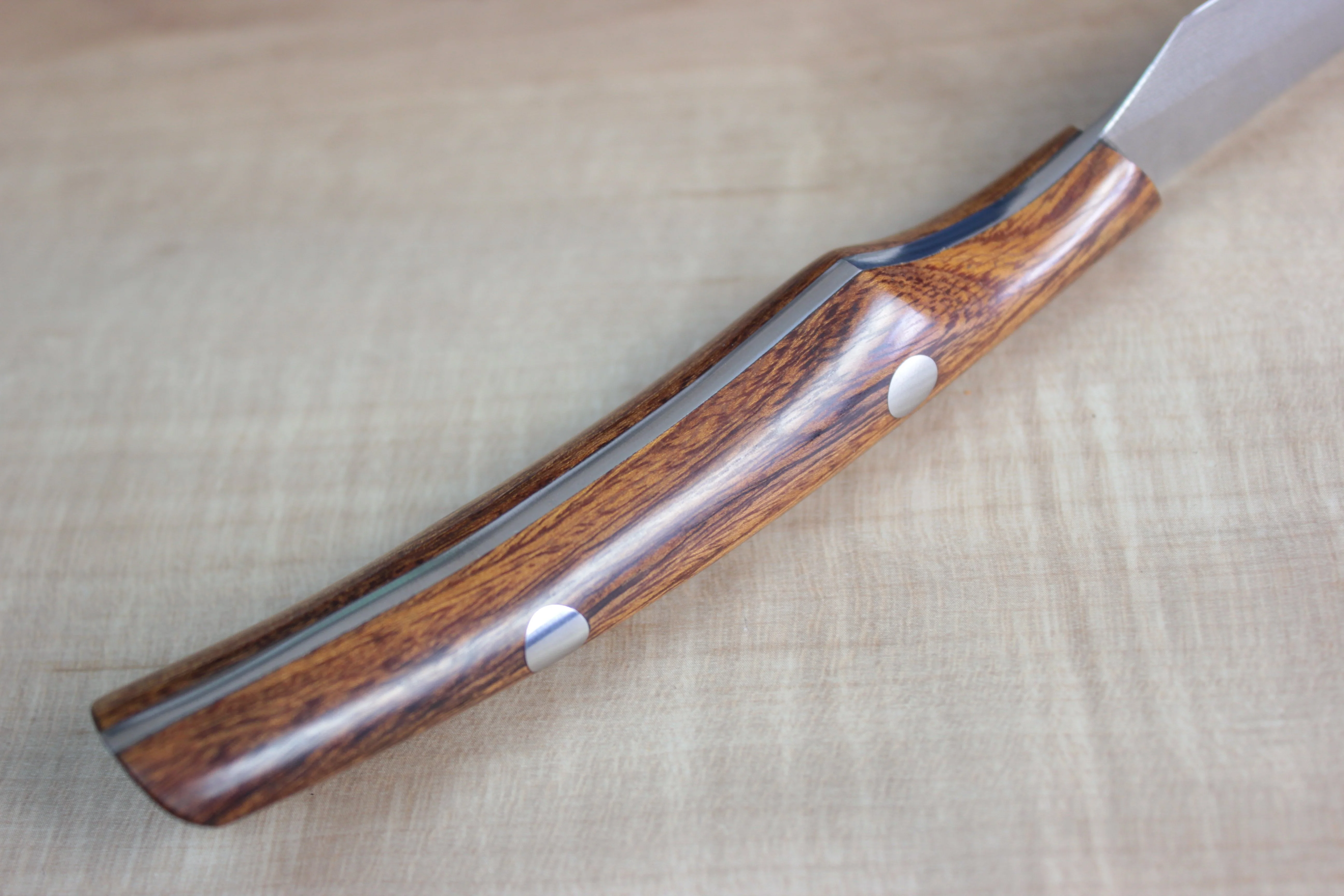 Takeshi Saji VG-10 Custom Damascus Steak Knife (Ironwood Handle) - Image 4