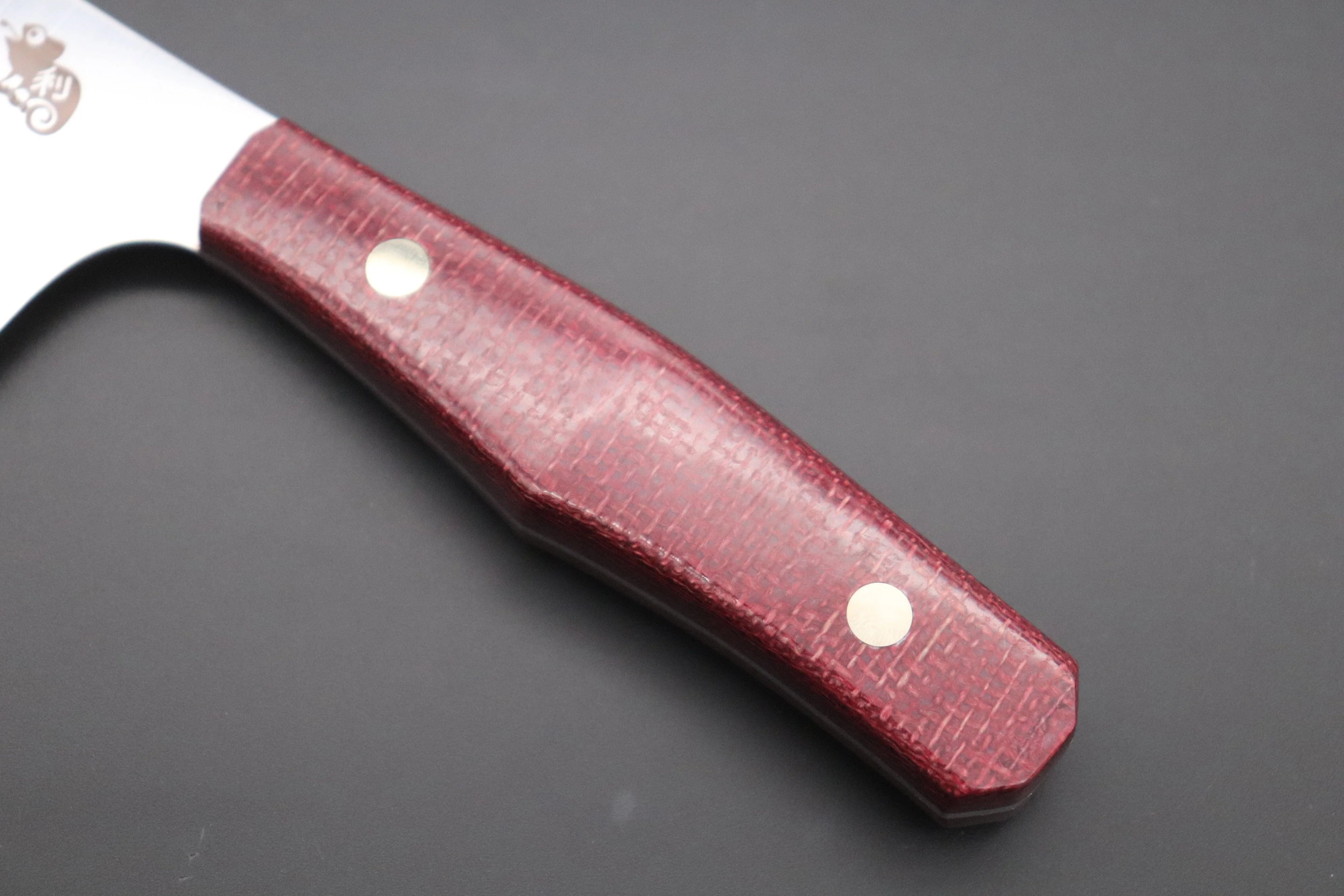 Toshiyuki Takahashi Custom Kitchen Knife TT-13 Santoku 170mm (6.6 inch) - Image 3