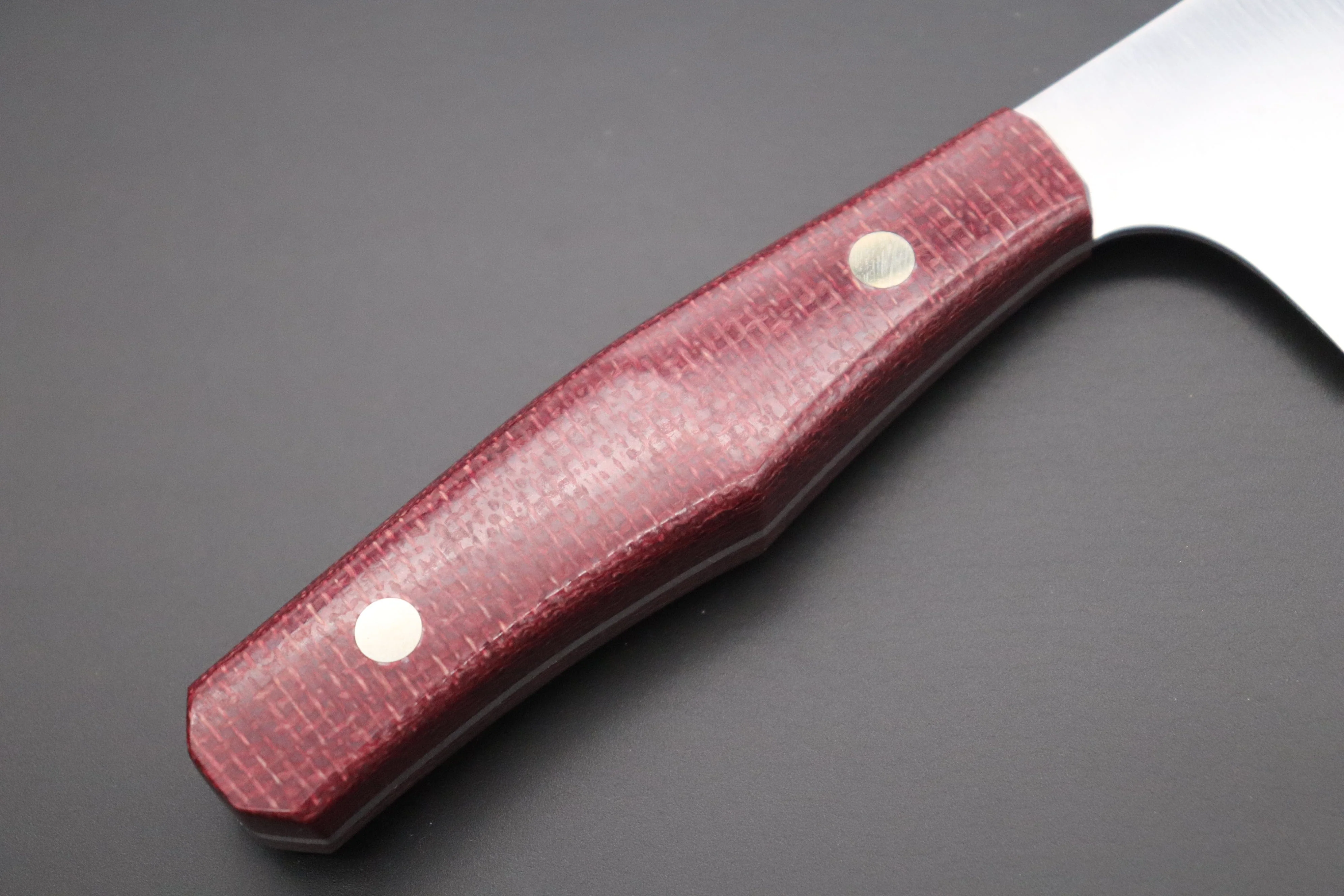 Toshiyuki Takahashi Custom Kitchen Knife TT-13 Santoku 170mm (6.6 inch) - Image 7