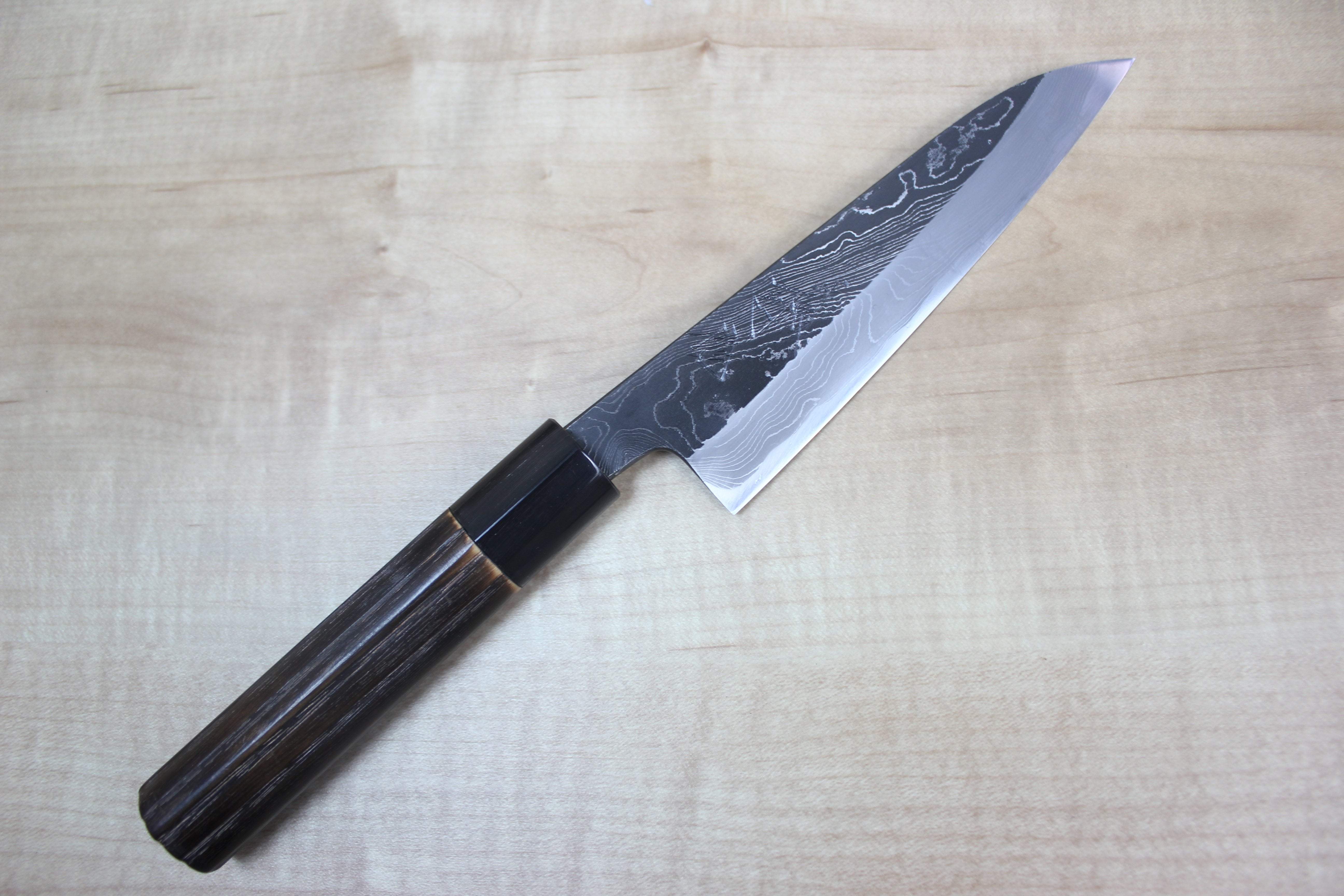Tsukasa Hinoura Custom Knife "Unryu-Mon" Wa Petty 140mm (5.5 Inch, TH-2P)