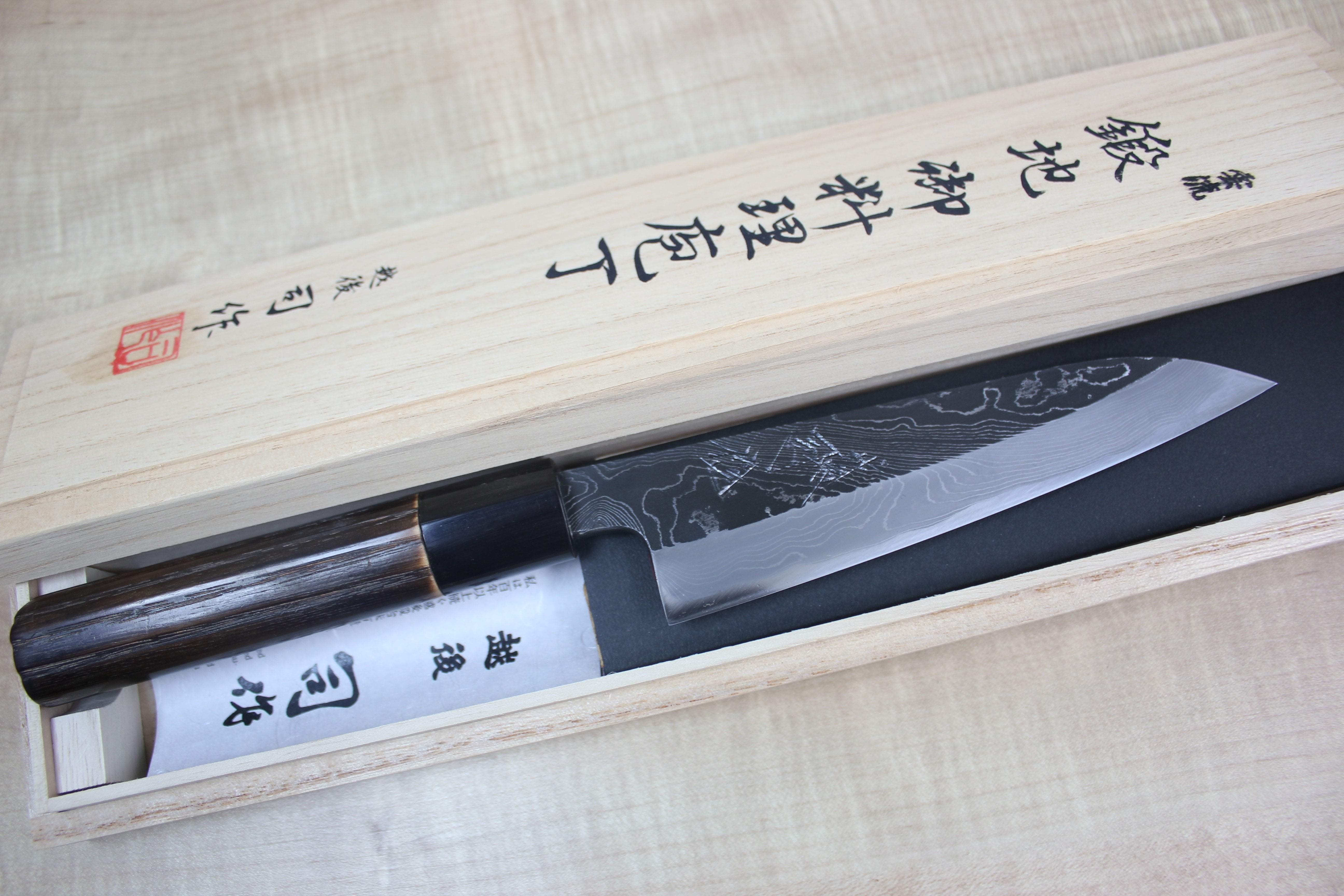 Tsukasa Hinoura Custom Knife "Unryu-Mon" Wa Petty 140mm (5.5 Inch, TH-2P) - Image 4